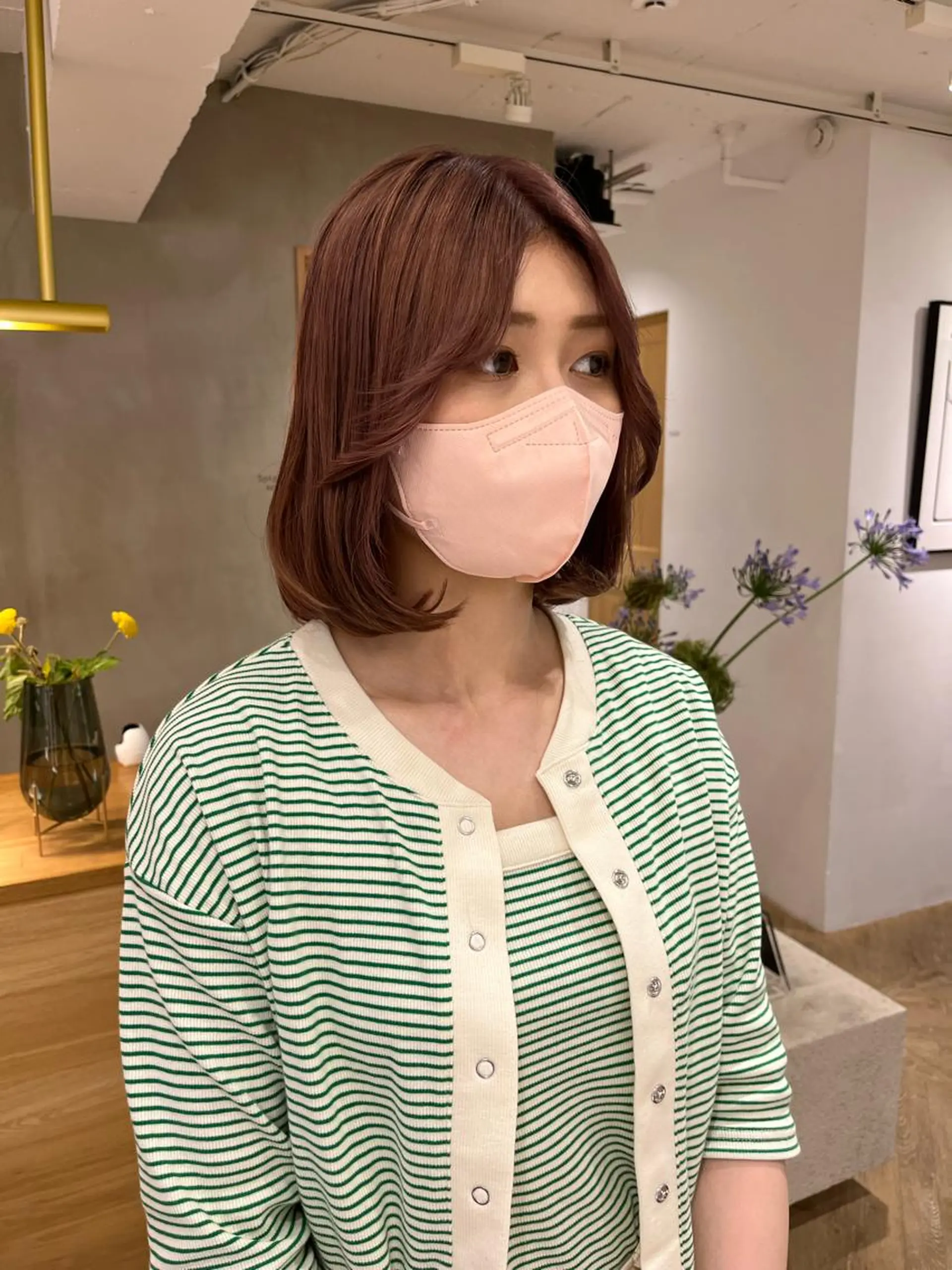 セミロング カラー レイヤーカット ✨️奥田良太✨️のヘアスタイル