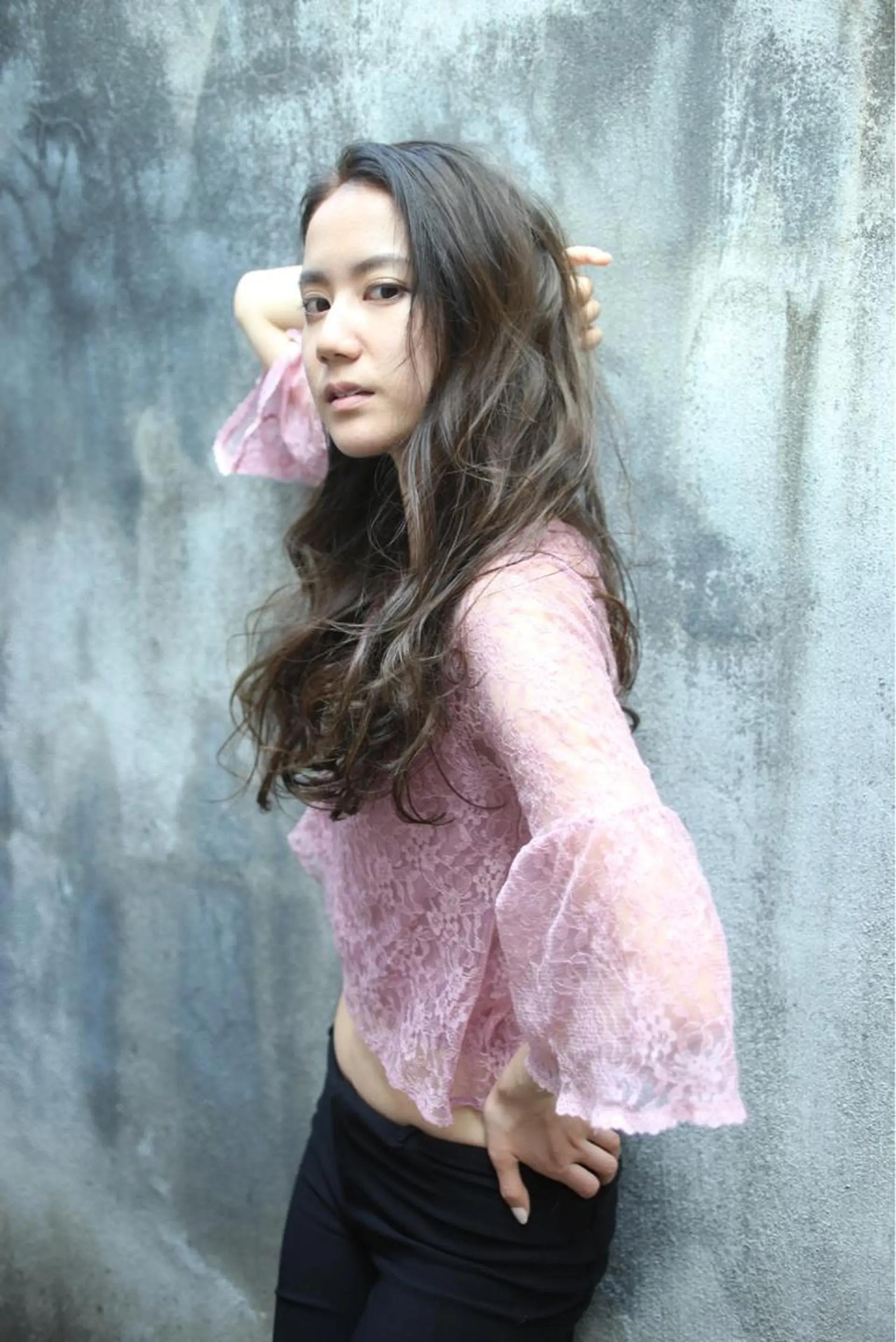 ロング カラー パーマ vato マンツーマンサロンのヘアスタイル