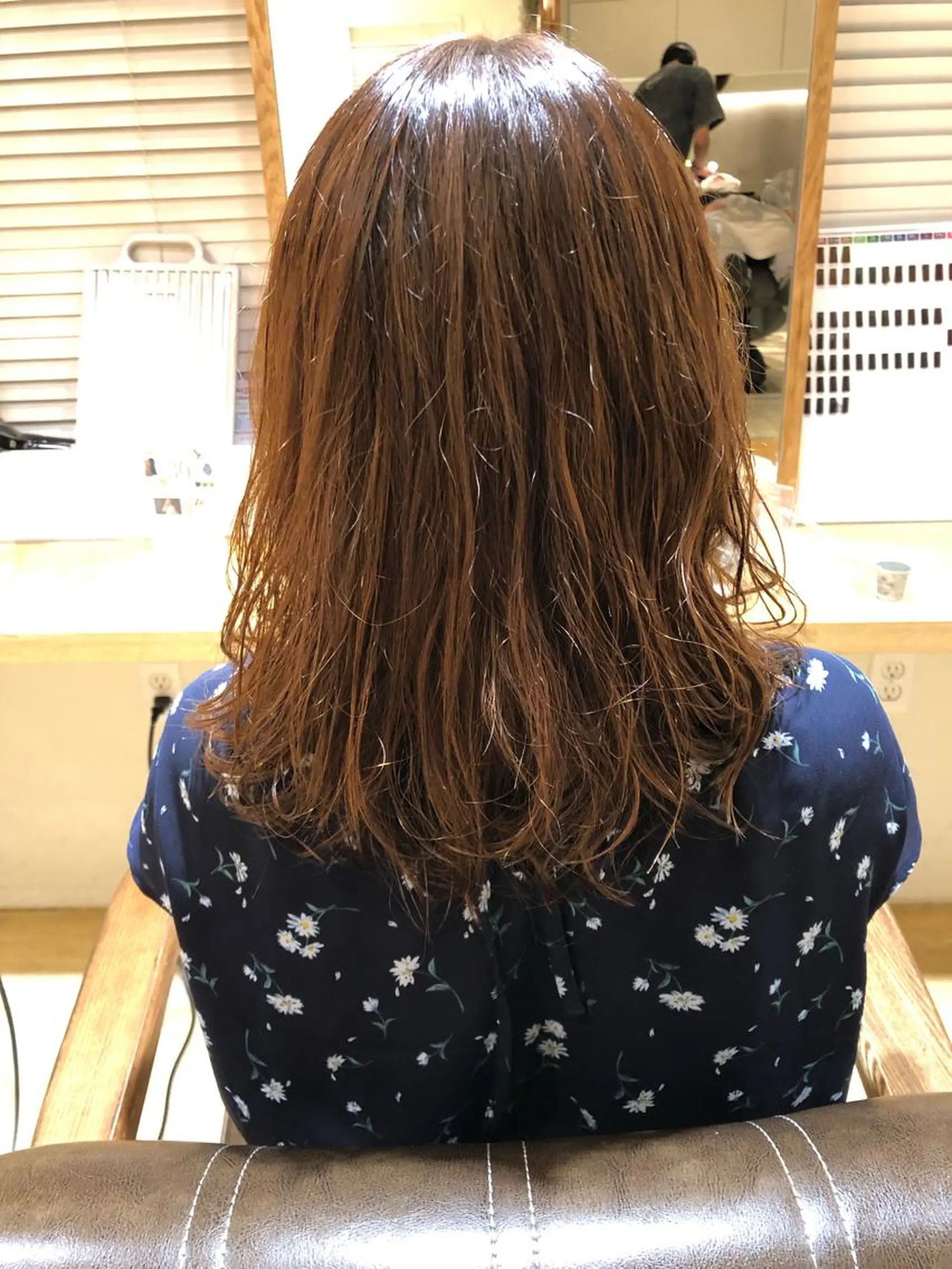 ミディアム パーマ カット パーマ kawabe maikoのヘアスタイル