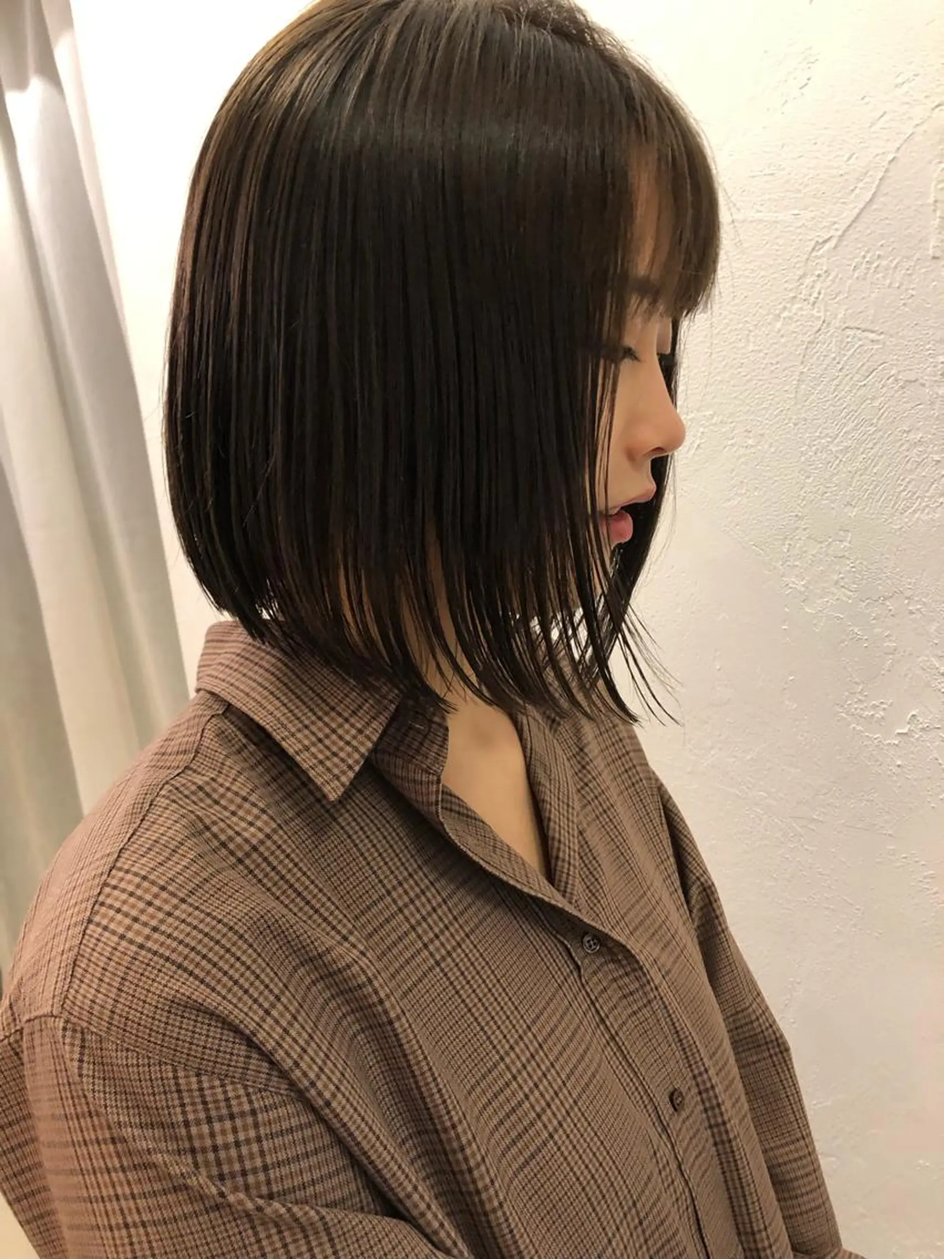 ミディアム カラー IVORY.所属・🟩白髪ぼかし/ボブ /ショートヘア/大司のヘアスタイル