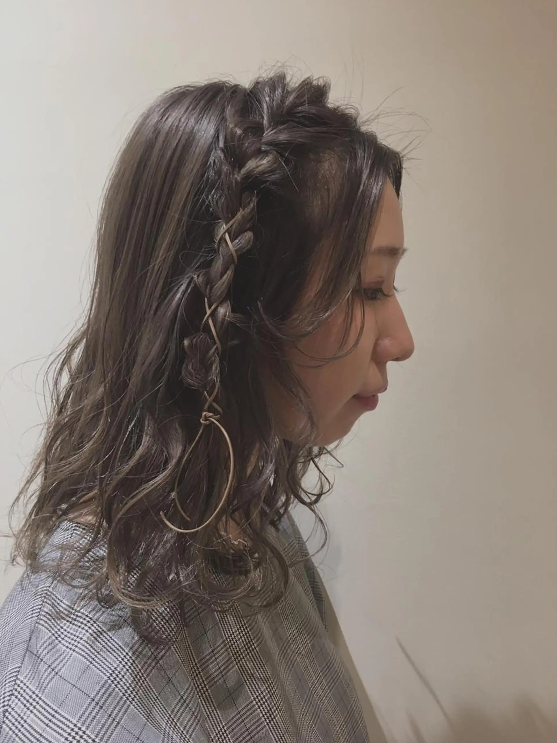 ミディアム ヘアアレンジ scene.池袋所属・scene. haraのヘアスタイル