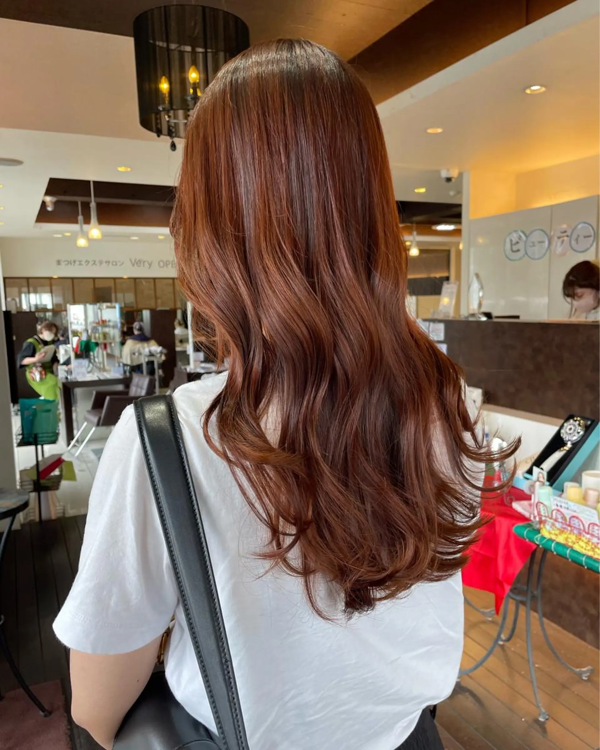 ロング 静岡/草薙パーマ メンズバレイヤージュのヘアスタイル