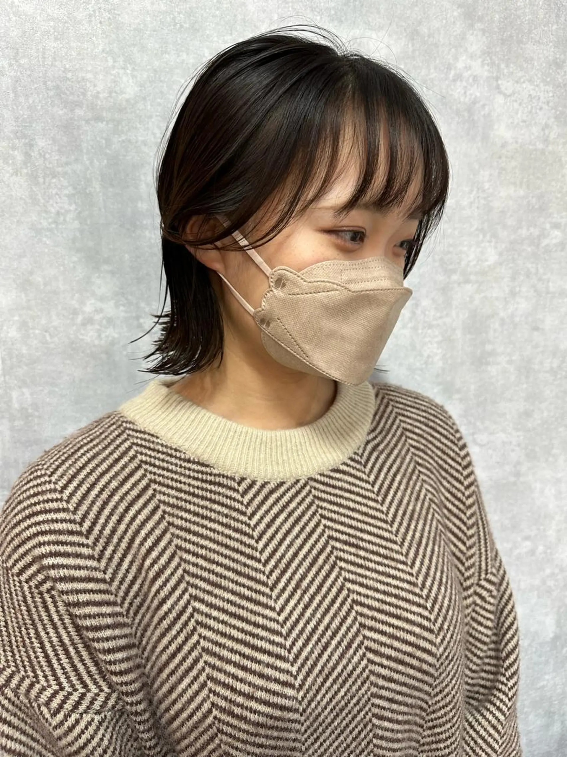 ショート 切りっぱなしボブ ショートボブ ハンサムショート 丸みショート アッシュ C’LD hair  produce /シールドヘア所属・モテ髪/ボブ/ショー ト/アダチフウトのヘアスタイル