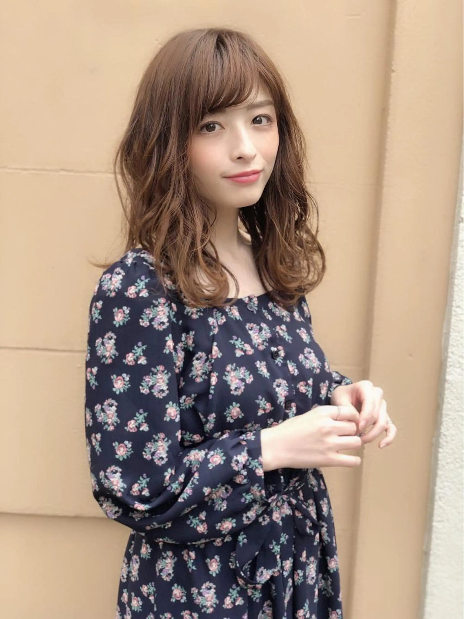 ミディアム カラー 似合わせ専門美容師 なかじまのヘアスタイル