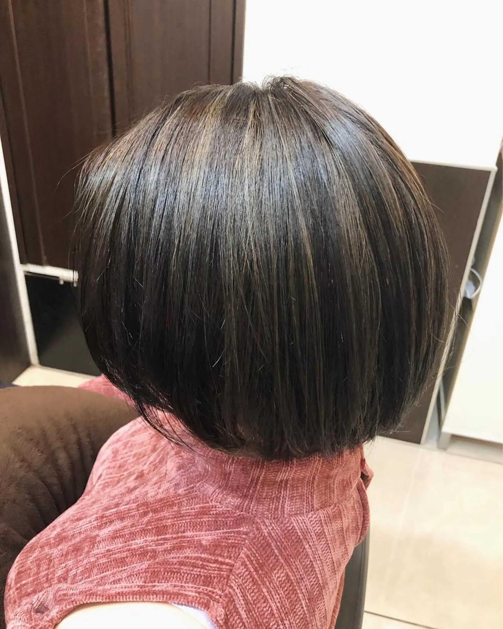 カラー ショートボブ✨️ 池田芽生のヘアスタイル