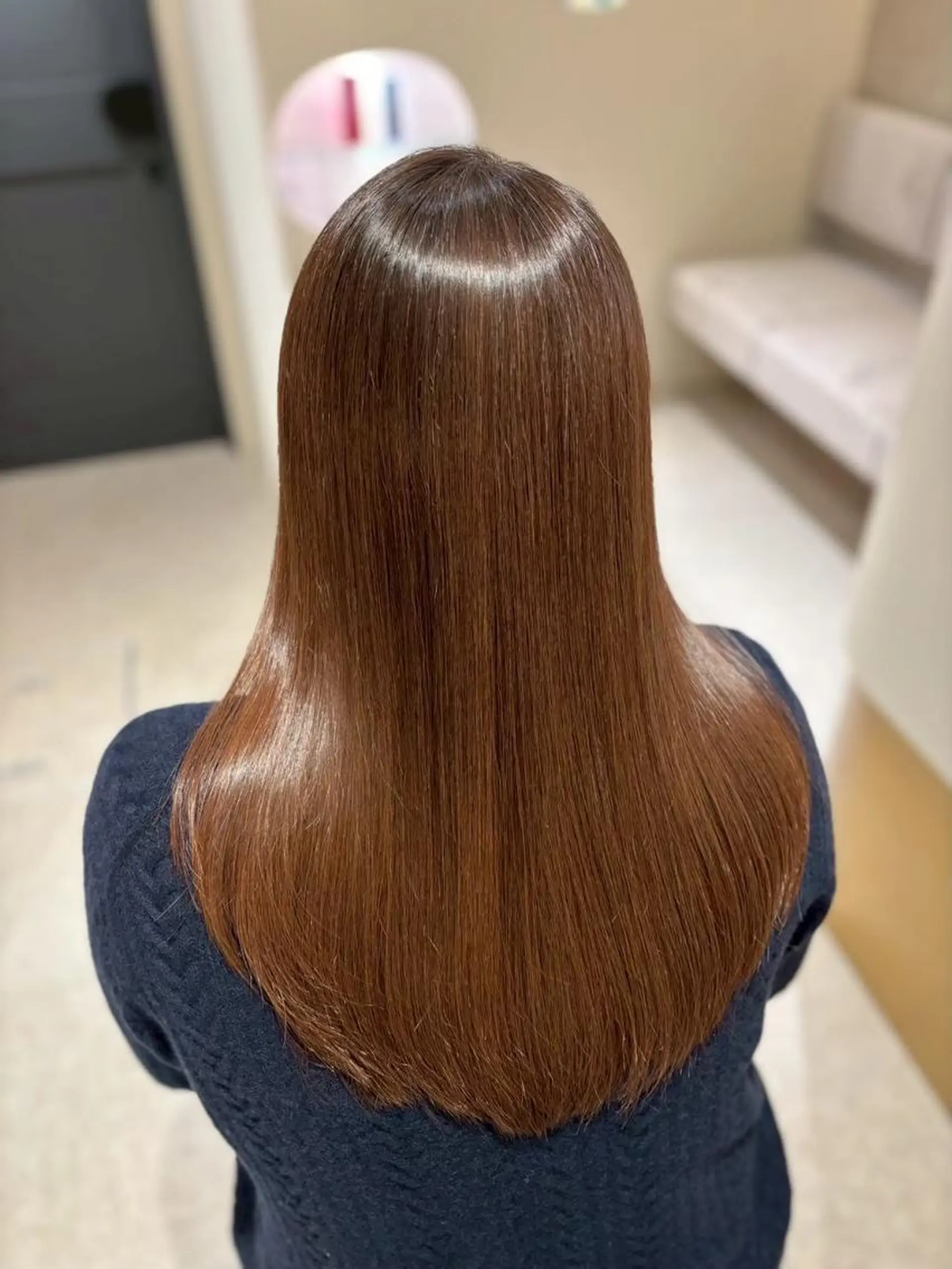 ロング カラー パーマ カット ヘアカラー 縮毛矯正 トリートメント 髪質改善/レイヤー カット/川上京香のヘアスタイル