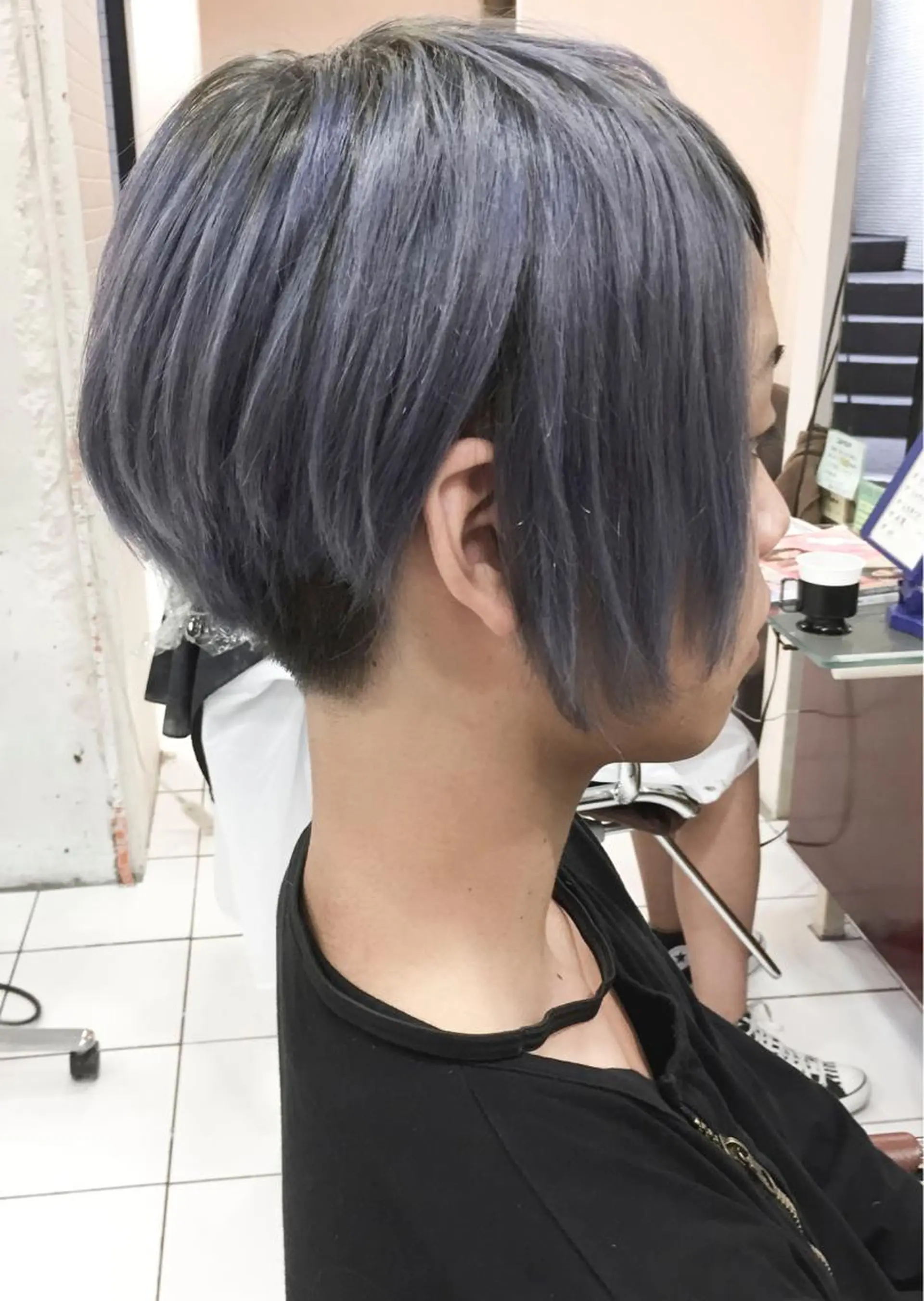 ショート カラー メンズ モテ髪透明感❤️ デイズヘアカラーのヘアスタイル