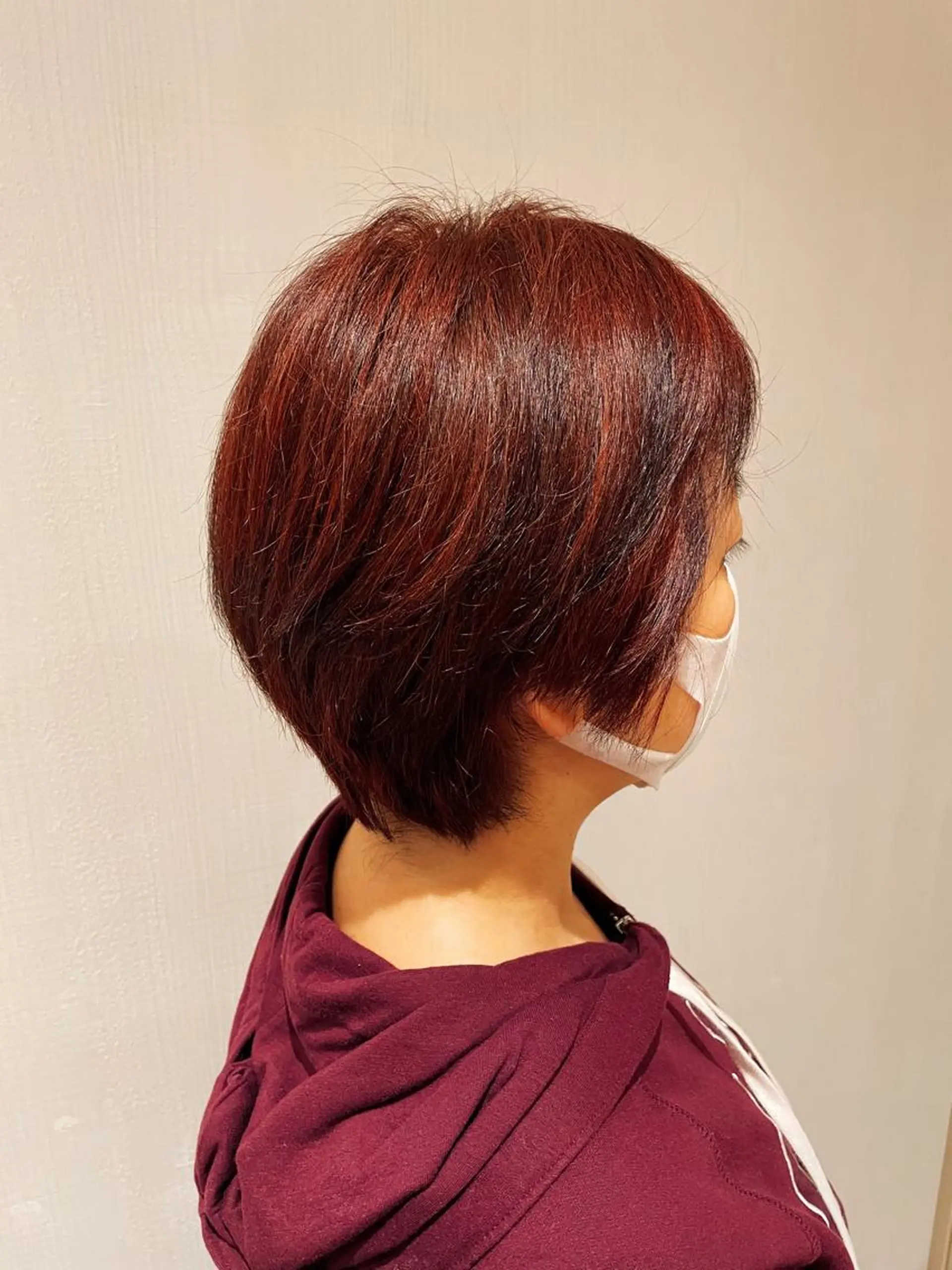 ショート カラー ハイライトカラー テラコッタ ハイライト ナチュラル🧡可愛い MINAMIのヘアスタイル