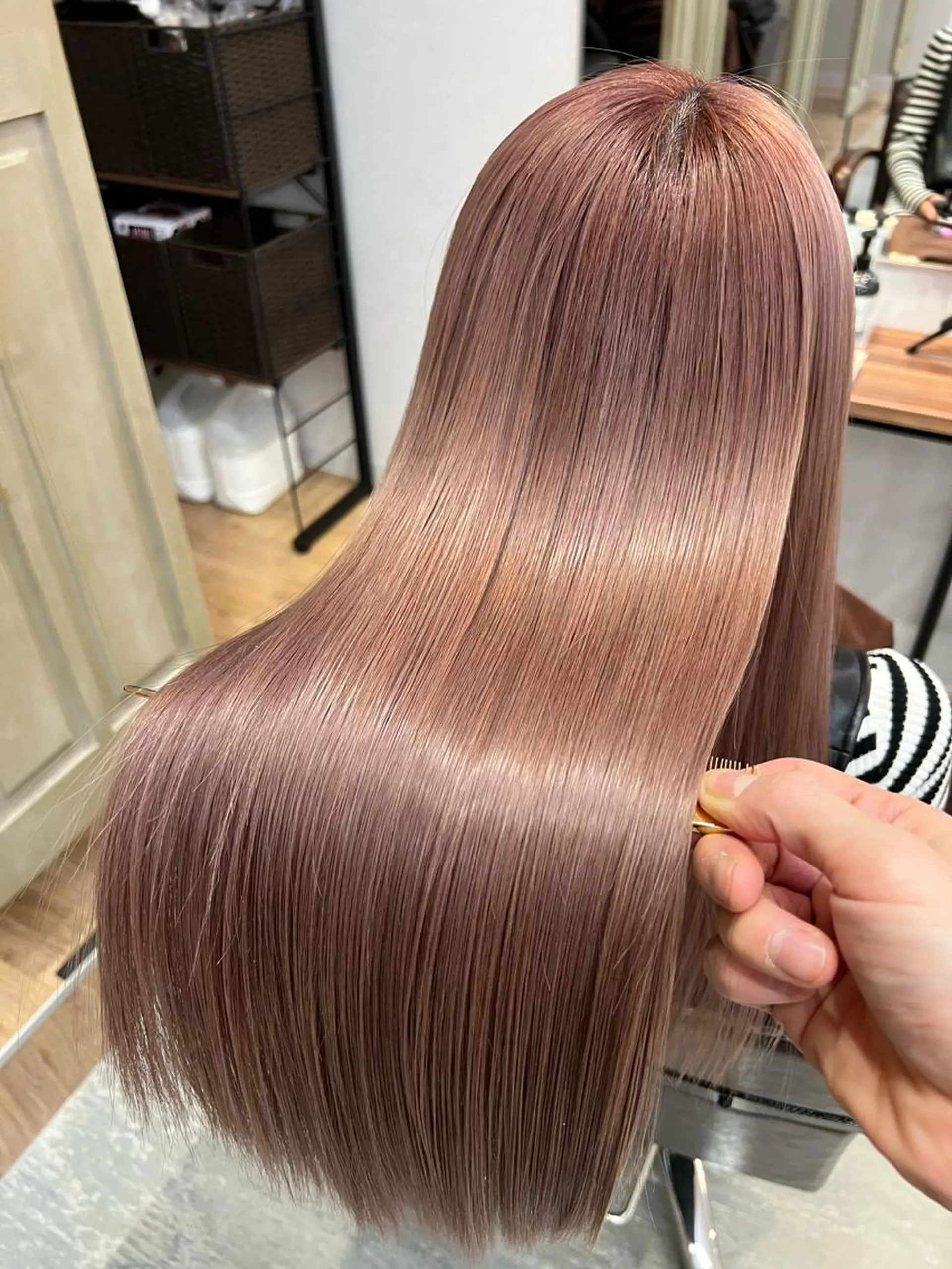 ロング カット ヘアカラー トリートメント 縮毛矯正/髪質改善 /ブリーチ/東陽町✨のヘアスタイル