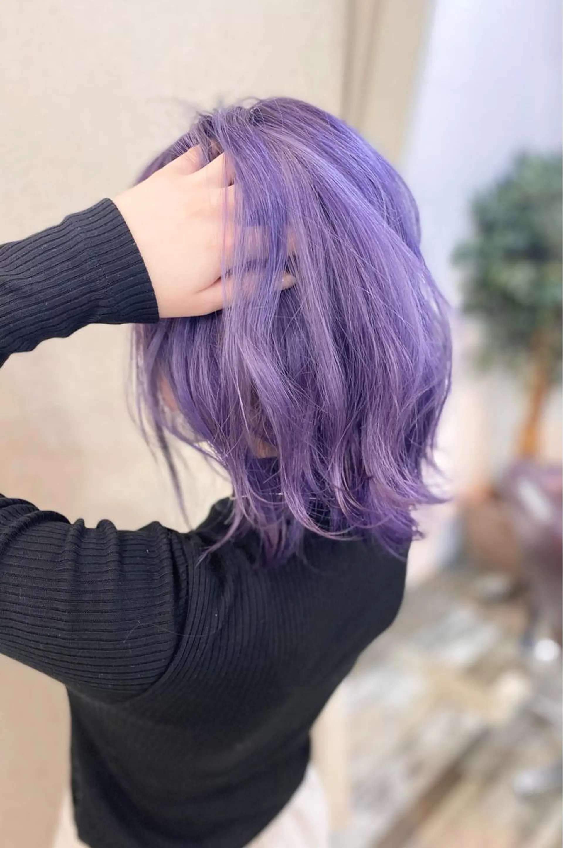 ミディアム カラー ラベンダーカラー 最高峰の技術力☆ 樋口健人のヘアスタイル