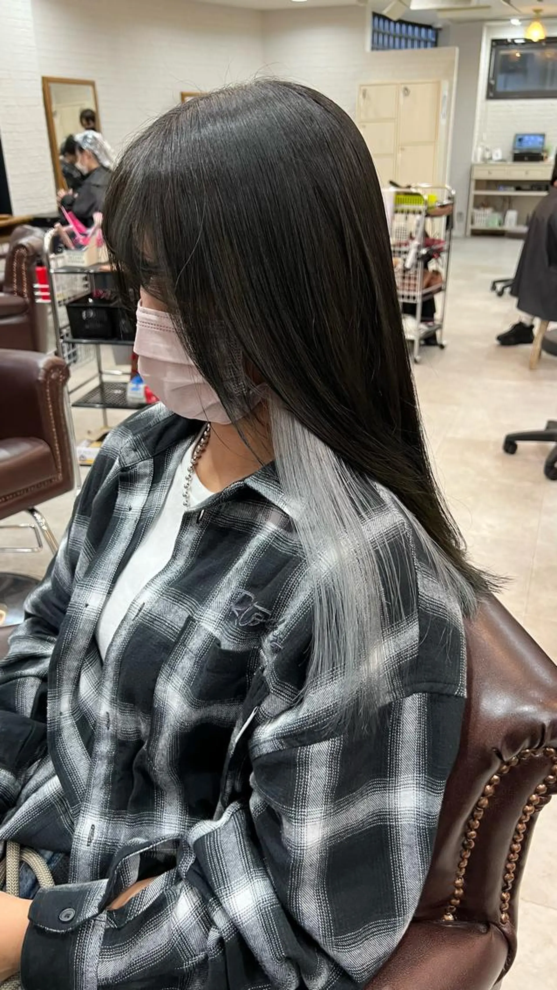 ロング カラー カット ヘアカラー トリートメント 髪質改善ストレート Kantaのヘアスタイル