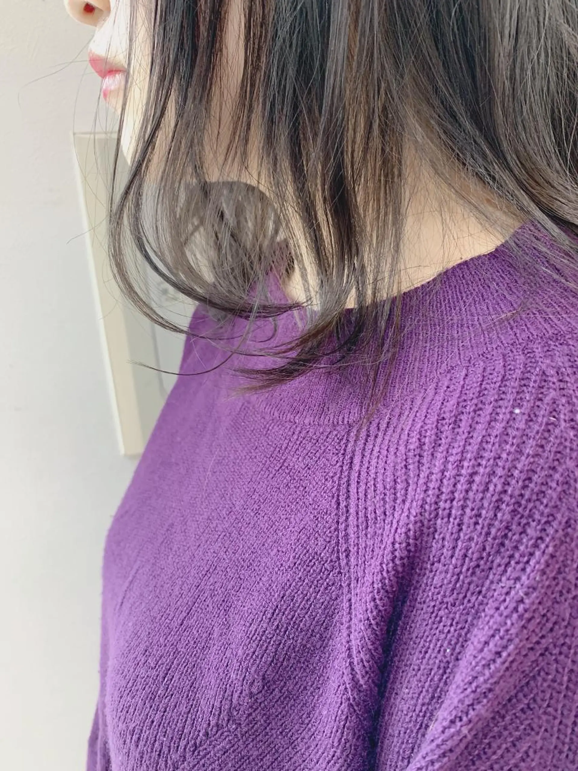 ミディアム カラー 白髪ぼかしハイライト 柳川拓哉のヘアスタイル