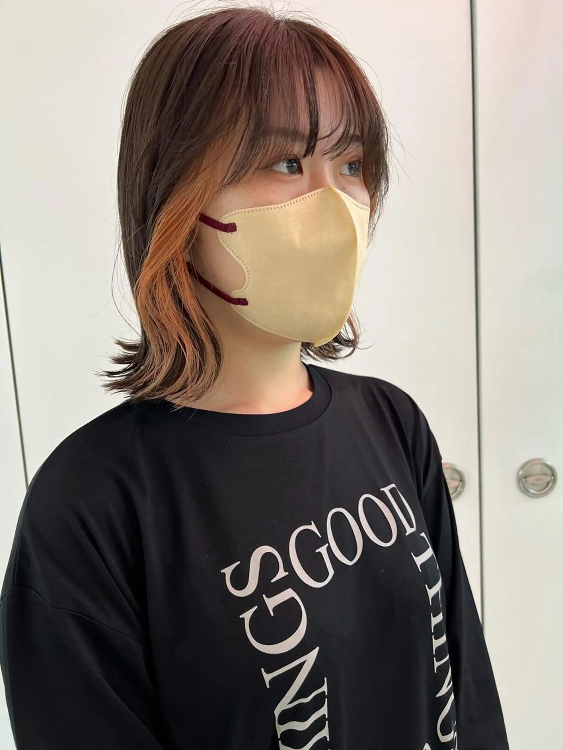 ショート カラー ヘアアレンジ 🧨ブリーチー×ボブ レイヤー💎じゅえるのヘアスタイル