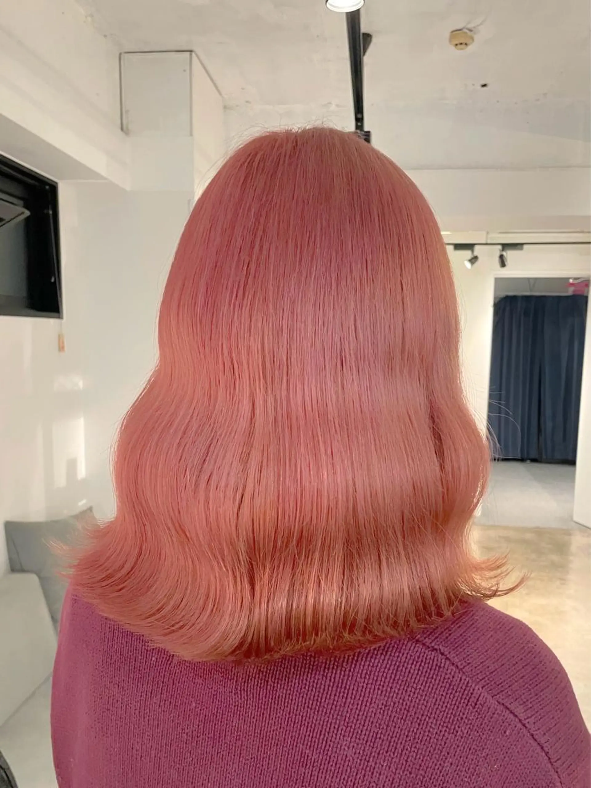 ミディアム カラー ベージュカラー ブリーチ ケアブリーチ ダブルカラー ハイトーンカラー ヘアカラー トリートメント 暖色カラー🍒 ケアブリーチ/akiのヘアスタイル