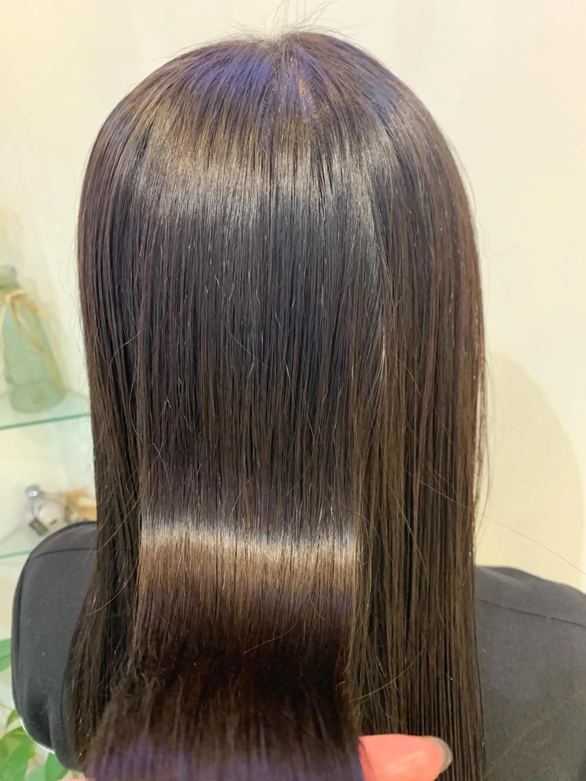 カラー ブリーチしない暖色 カラー🥀杉 優菜のヘアスタイル