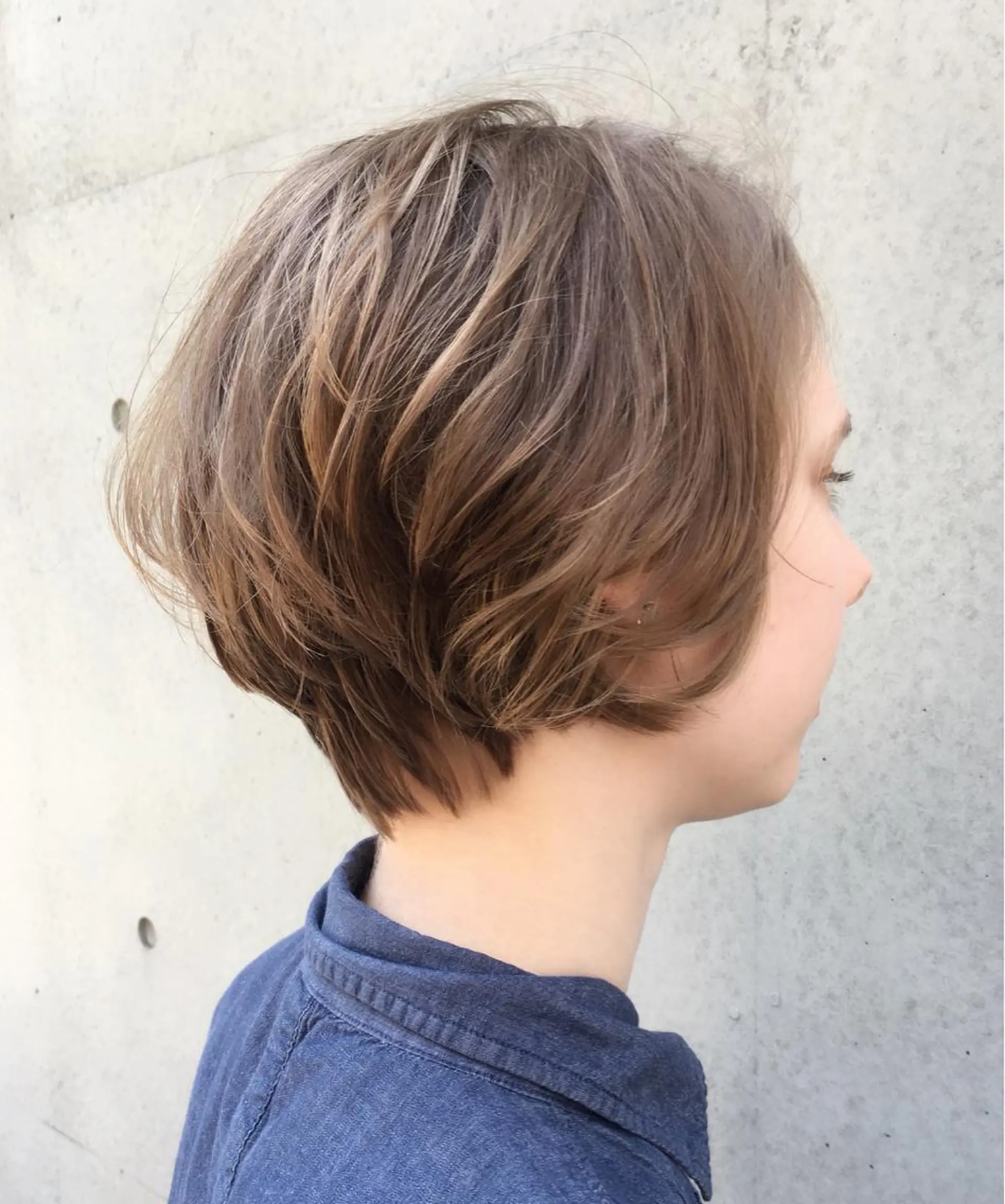 ショート カット ヘアカラー トリートメント 髪質改善 ami byAbsoのヘアスタイル