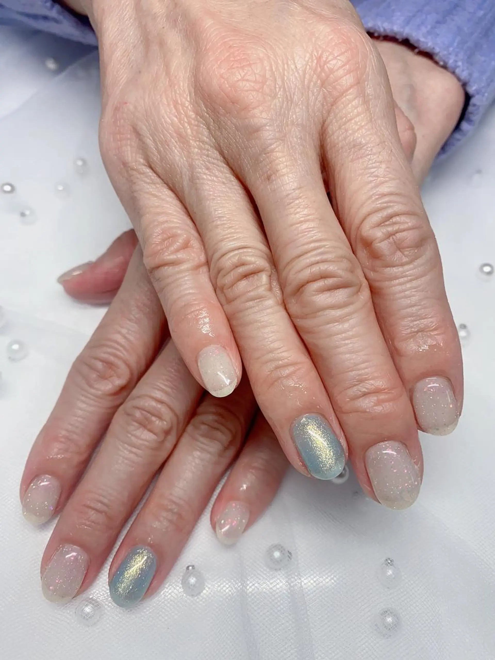 ネイル ラメ(グリッター) ワンカラーネイル Jasmine nailsalon所属・ジャスミン ネイルサロンのネイルデザイン