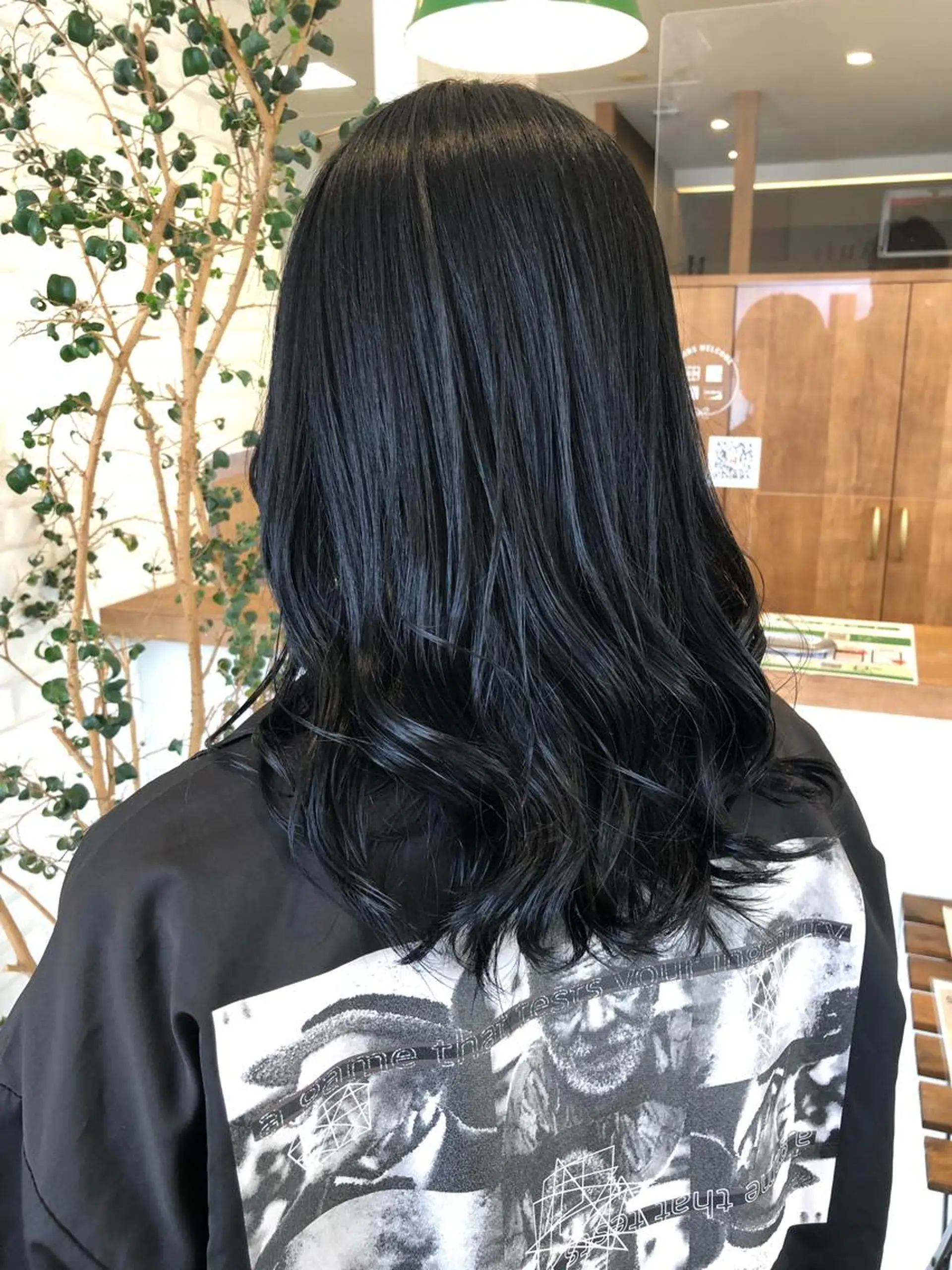 セミロング カラー パーマ ヘアアレンジ ❣️倉敷❣️美髪 カラー能登一成のヘアスタイル