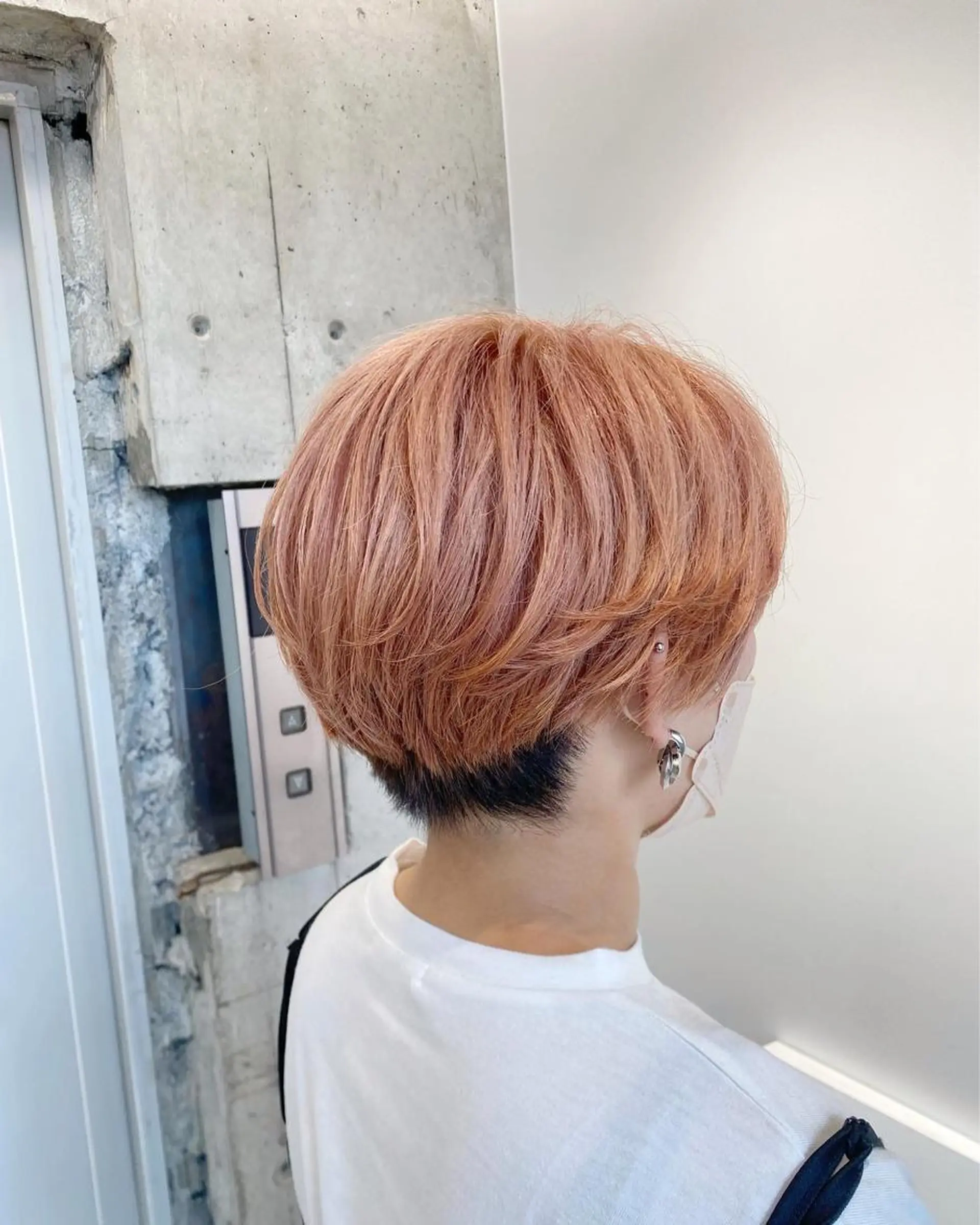 カラー ベージュカラー ピンクカラー ピンクベージュ カット トリートメント NUMBER 天王寺YUYAのヘアスタイル