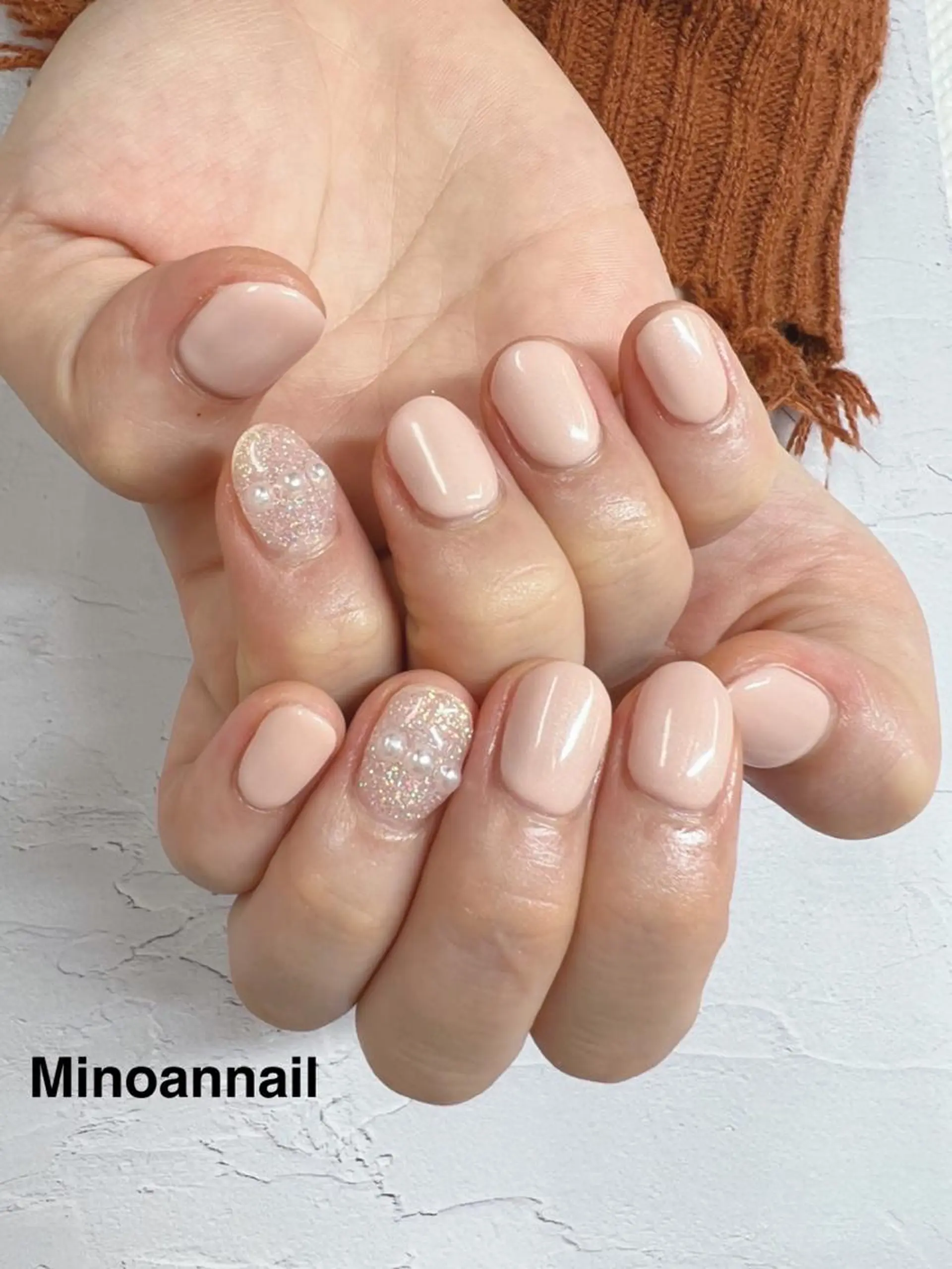 ネイル ハンドネイル ハンドケア 美ノ庵ネイルサロン メトロポリタン前店のネイルデザイン