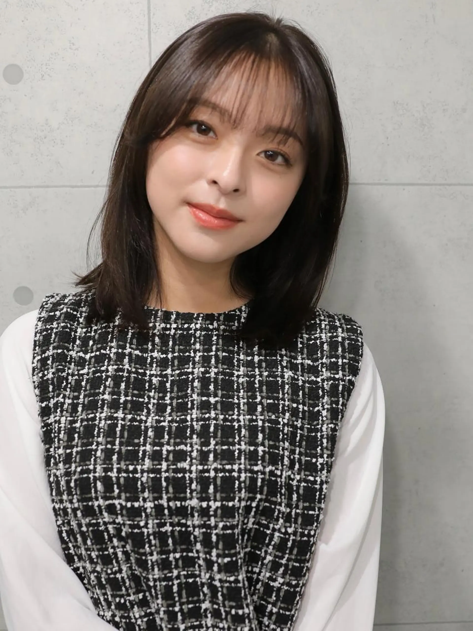 ミディアム カラー パーマ ヘアアレンジ メンズ キッズ マツエク・マツパ アイブロウ メンズハイライト 透明感カラー ハイライトカラー 眉カラー ハイライト Endearing 銀座/レイヤーカットのヘアスタイル