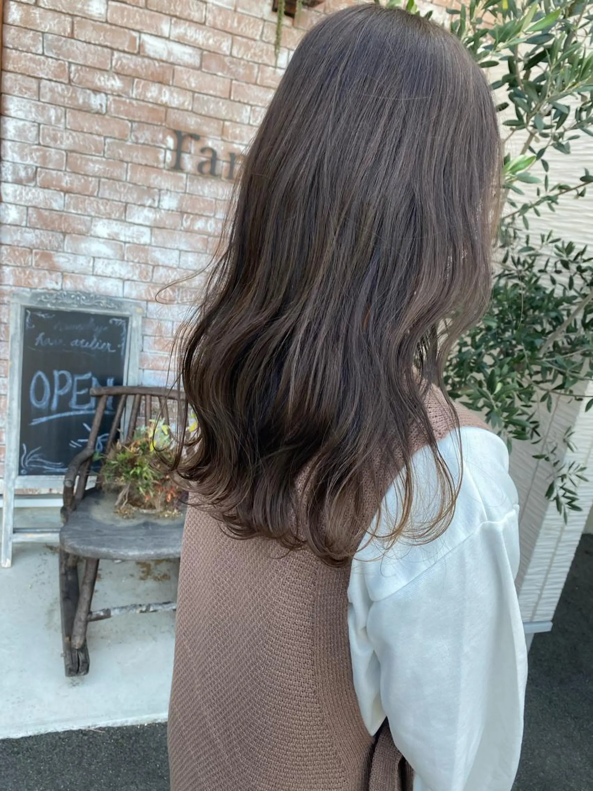 ロング カラー ブラウンカラー グレージュ カット ヘアカラー トリートメント 【浜松・豊橋】 ニシモトのヘアスタイル