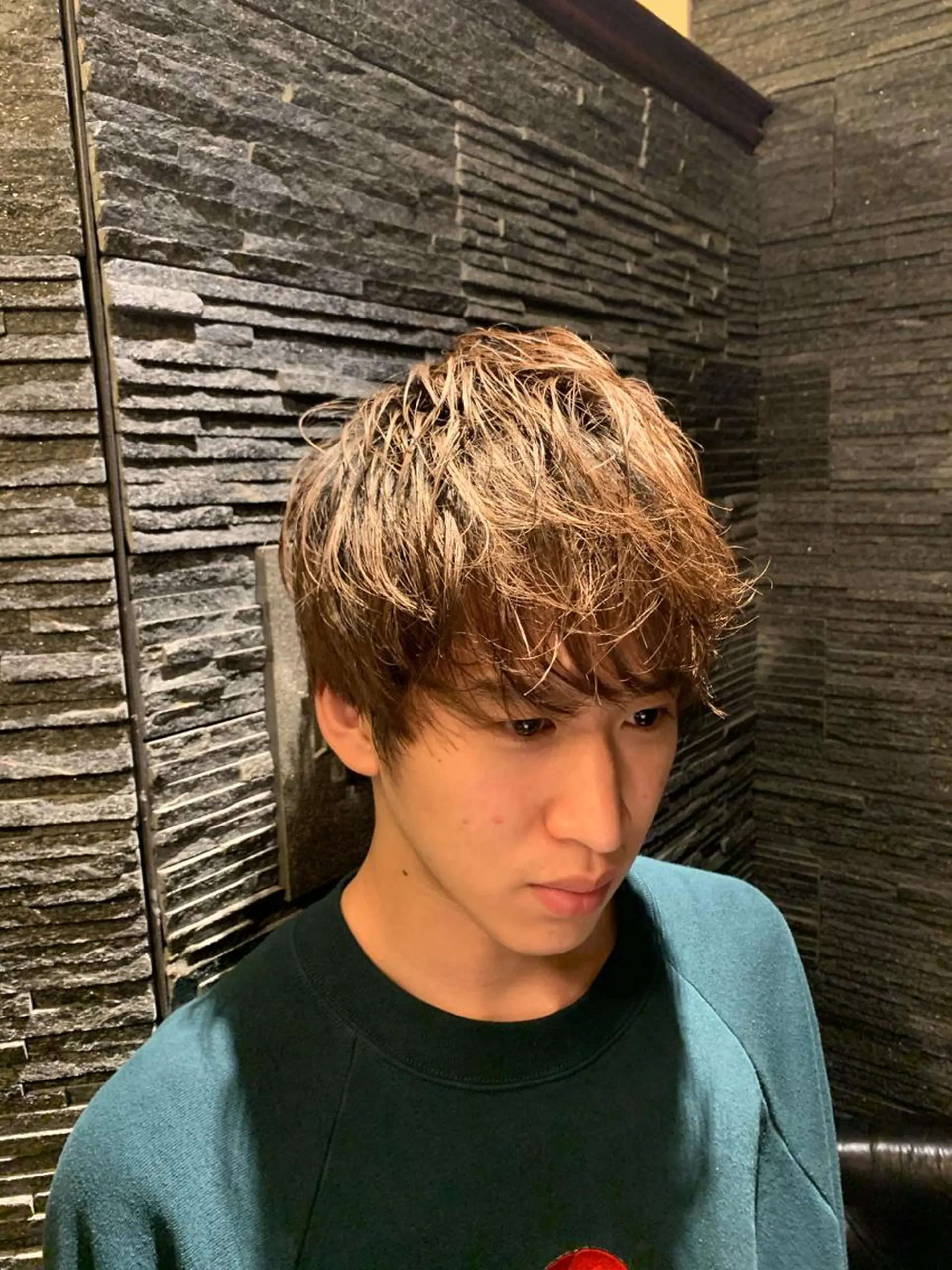 ショート カラー メンズ ヒロ銀座 バーバーショップ神楽坂所属・ひらお あおとのヘアスタイル