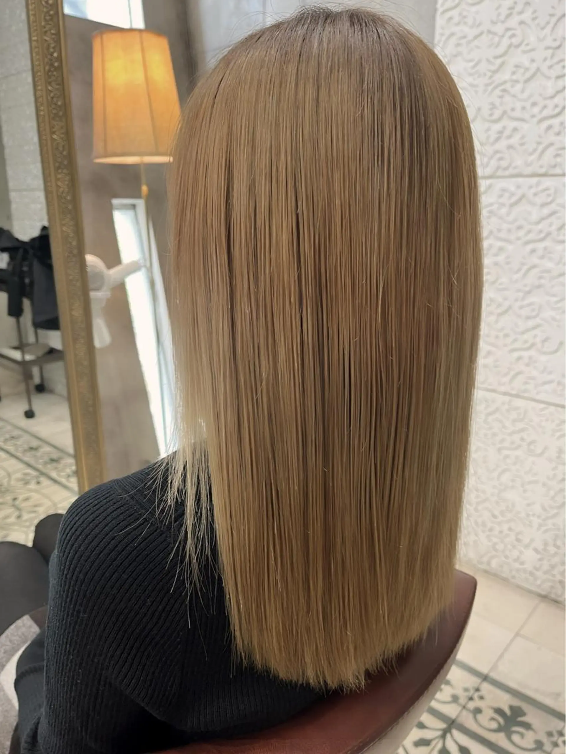 ロング カラー ハイトーンカラー ヘアカラー トリートメント ✨髪質改善✨ 縮毛矯正/佐藤恵太のヘアスタイル