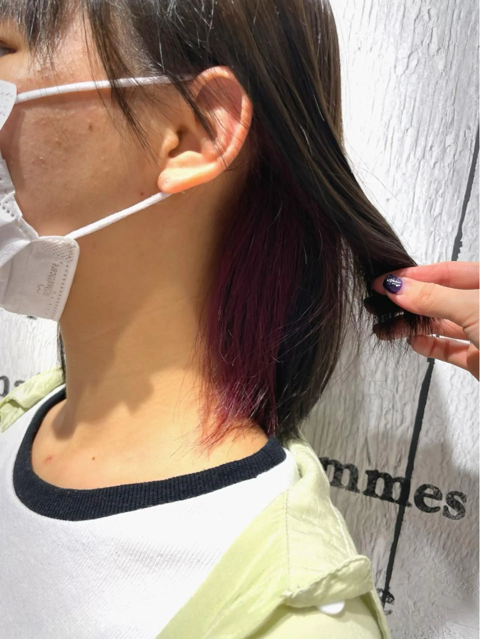 ショート カラー インナーカラー ヘアカラー Maison  des M.SLASH所属・透明感カラー♪ Hanaeのヘアスタイル