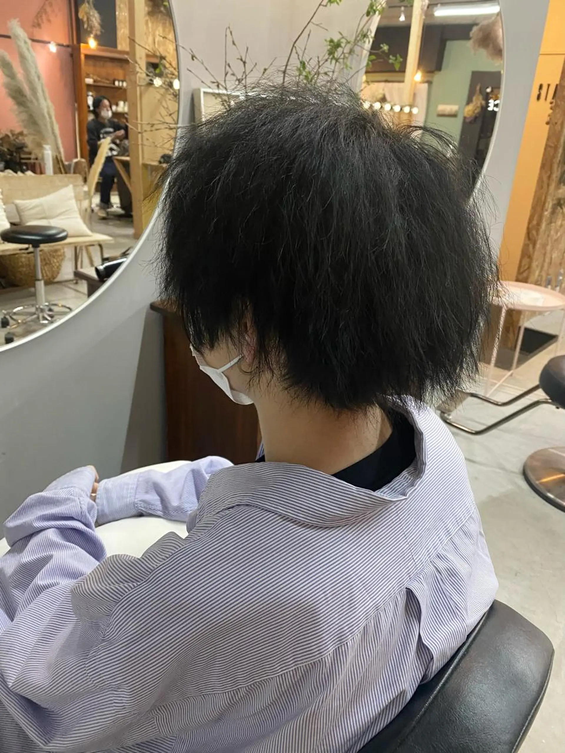 ショート カラー ヘアアレンジ メンズ ネイル マツエク・マツパ アイブロウ chapter問屋町 💘小室明華のヘアスタイル