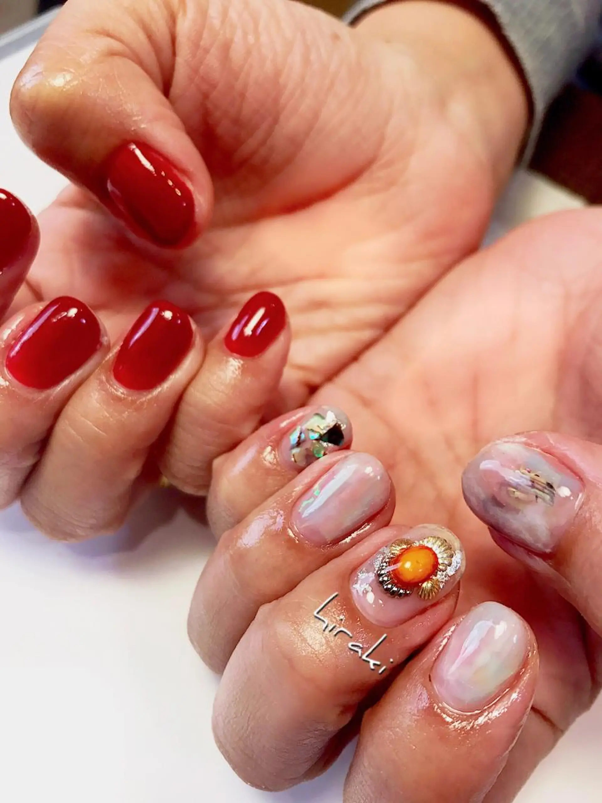 ネイル 春ネイル nail atelier AMBER所属・saori .の眉毛・アイブロウイメージ