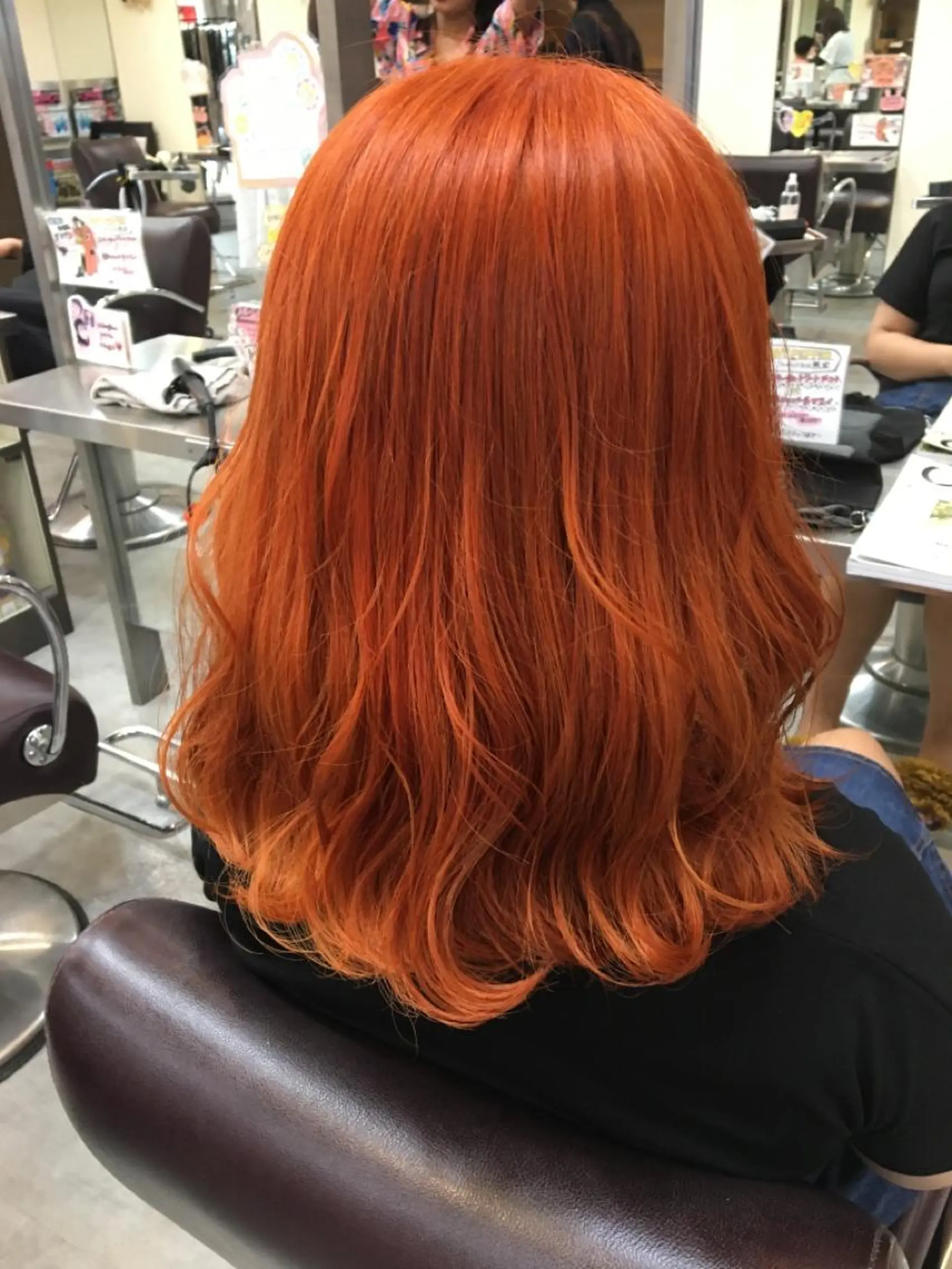 セミロング カラー 平野 優奈のヘアスタイル