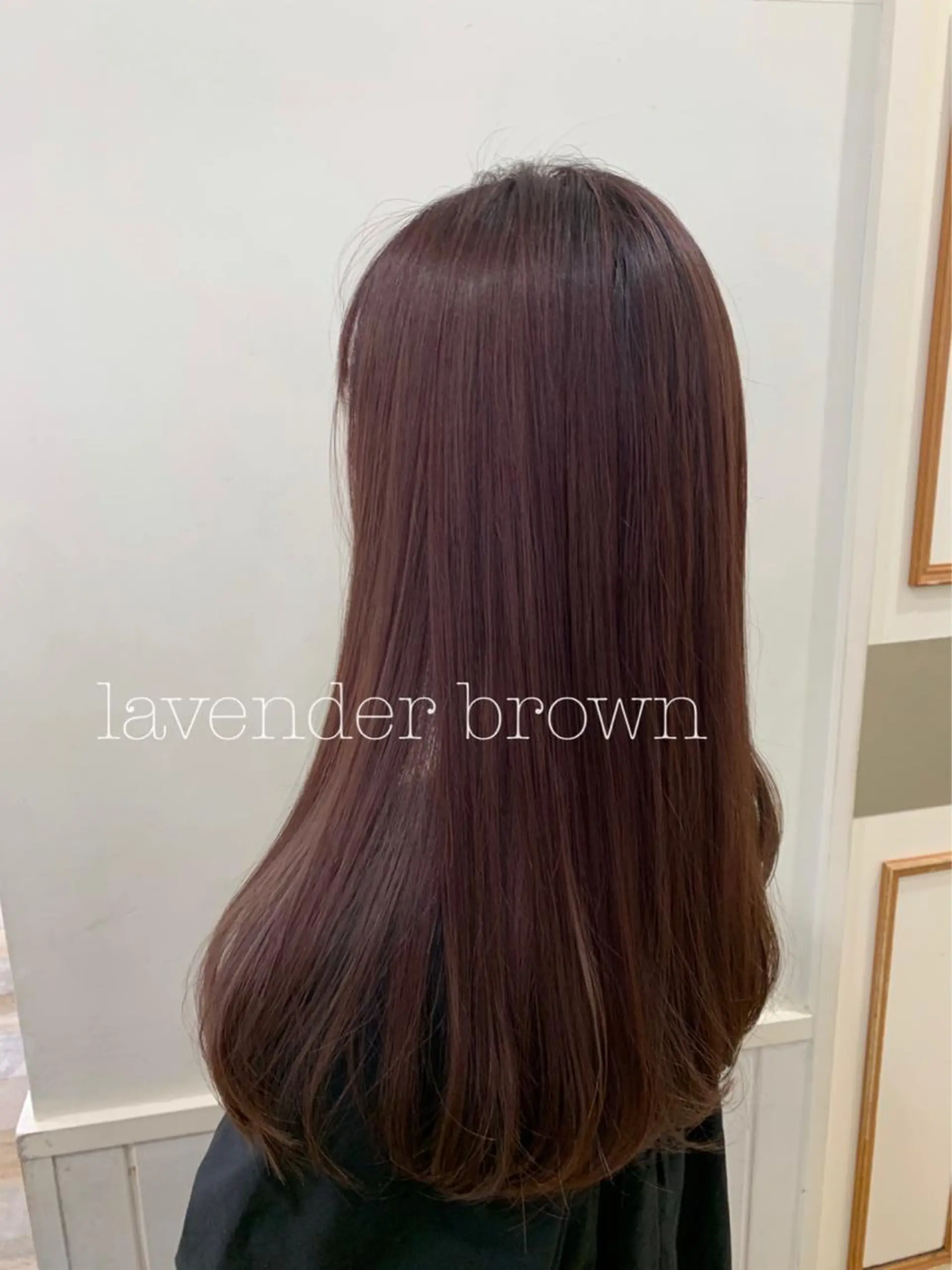 セミロング カラー カット 縮毛矯正 トリートメント ぱつっとボブ/ 小野あかねのその他イメージ