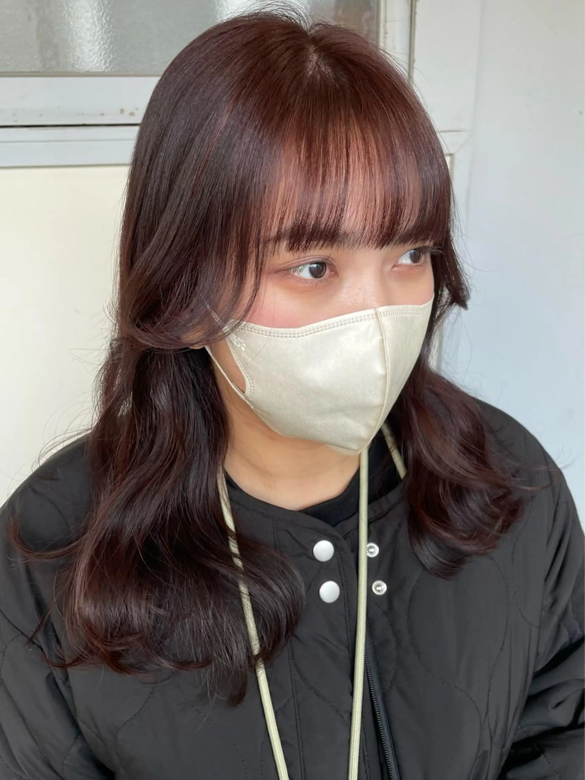 セミロング カラー ヘアアレンジ カット ヘアカラー トリートメント maoブリーチ無し 似合わせカラーのヘアスタイル