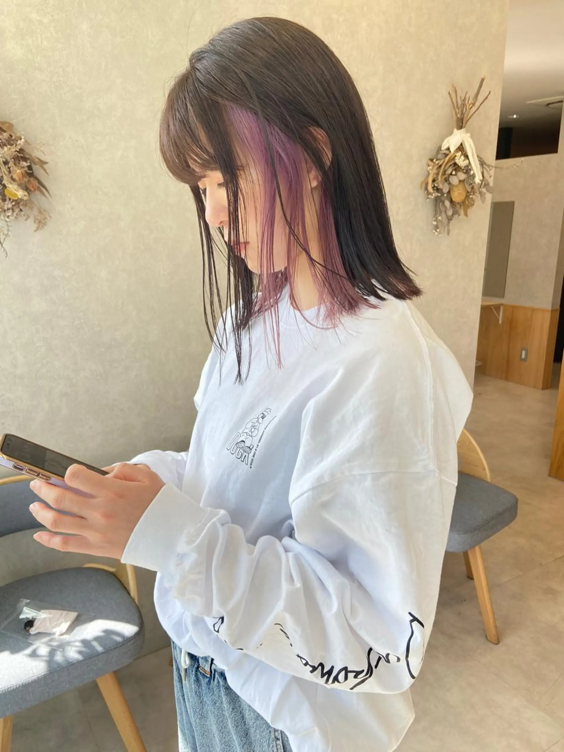 ミディアム ヘアカラー トリートメント TECHRISE刈谷所属・田中 大貴のヘアスタイル