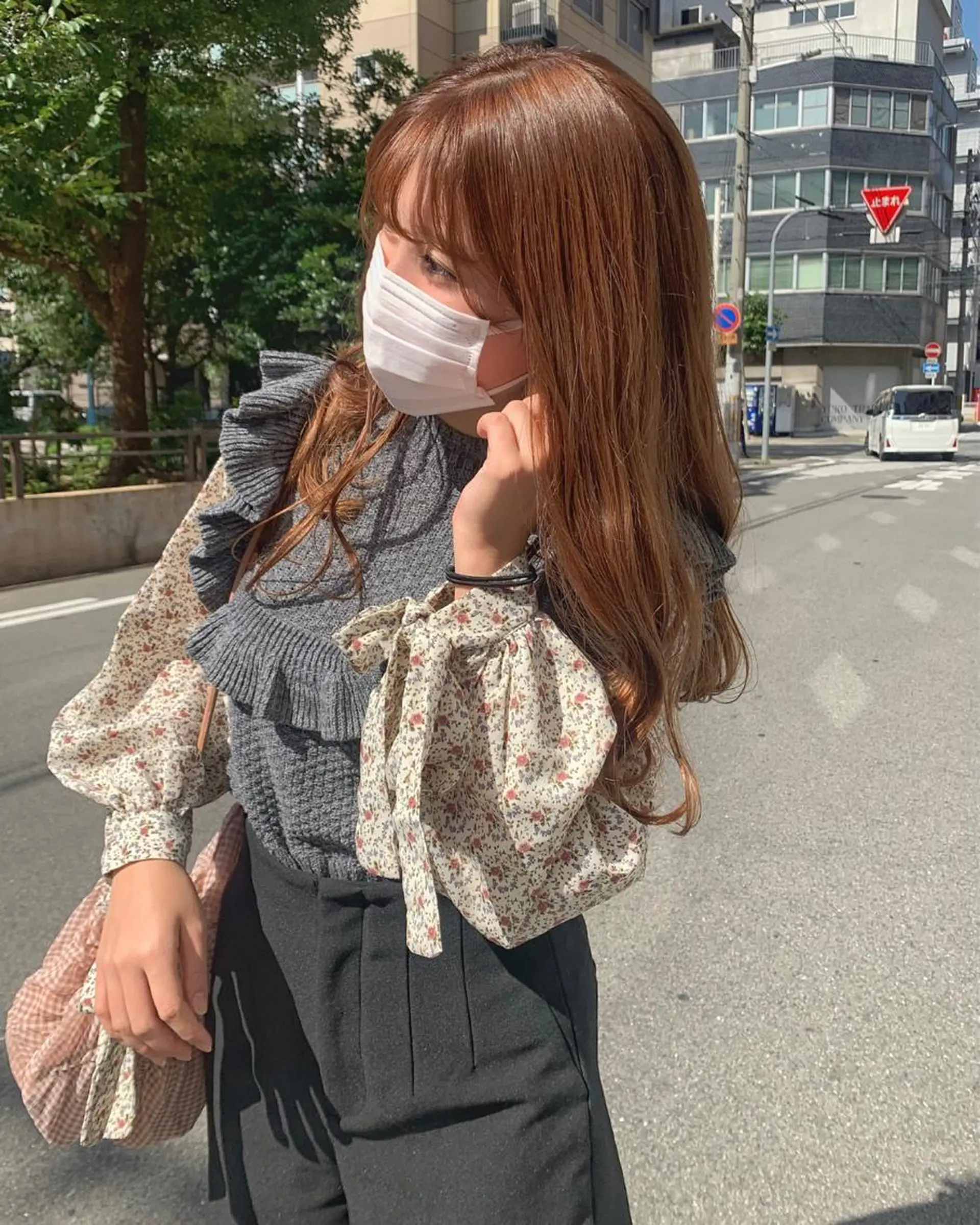 ロング カラー ベージュカラー ブリーチ ブリーチなしカラー kimika🥑 メンズ/髪質改善のヘアスタイル