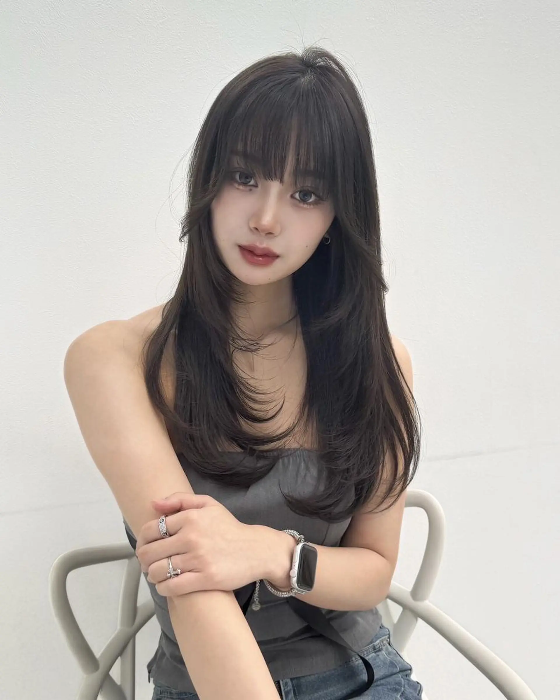 カラー カット トリートメント ヘアセット *🌐銀座 ACADEMY🌐のヘアスタイル