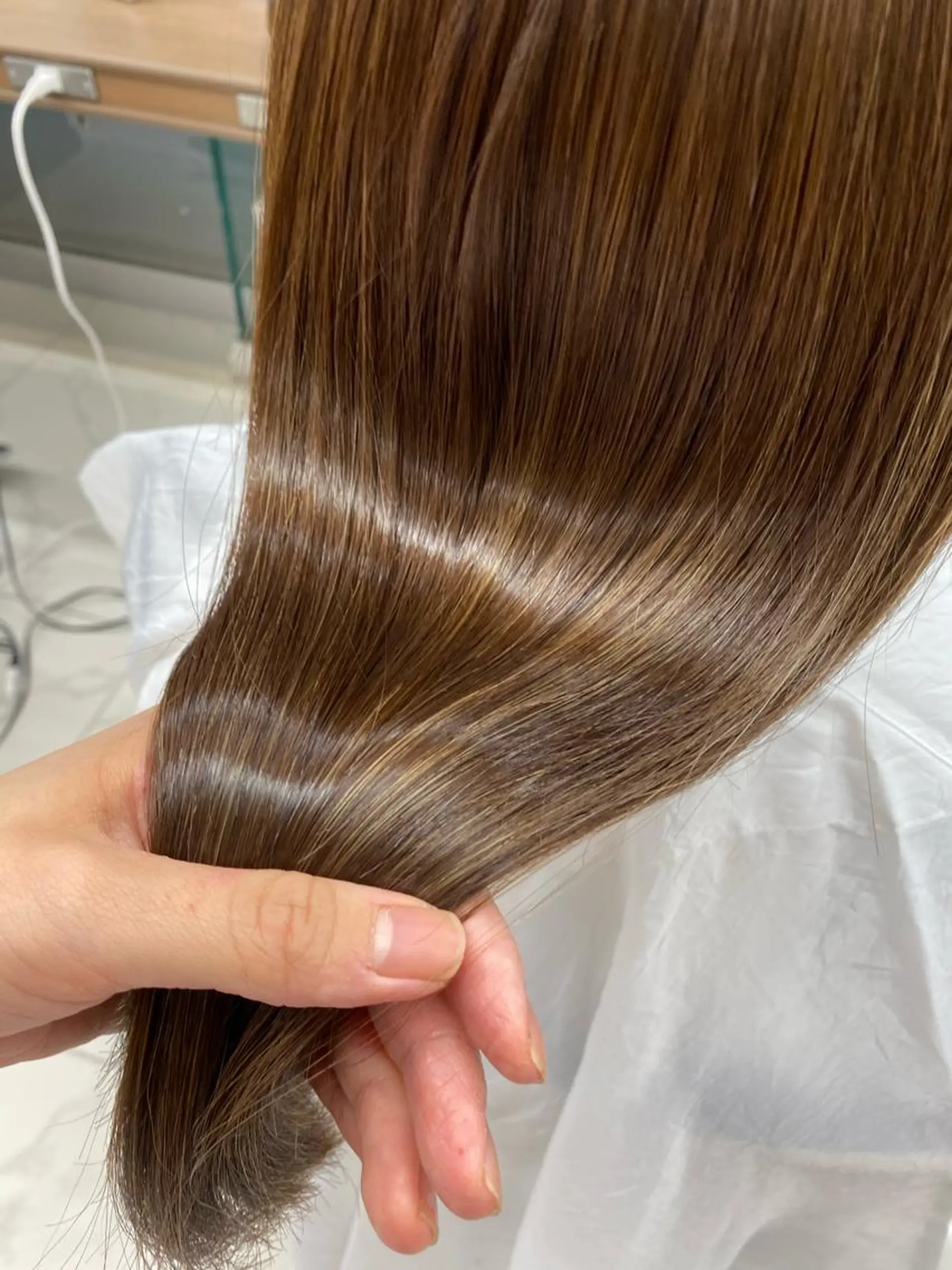 ロング 縮毛矯正 西山梨々【12/1〜 産休を頂きます🎀】のヘアスタイル