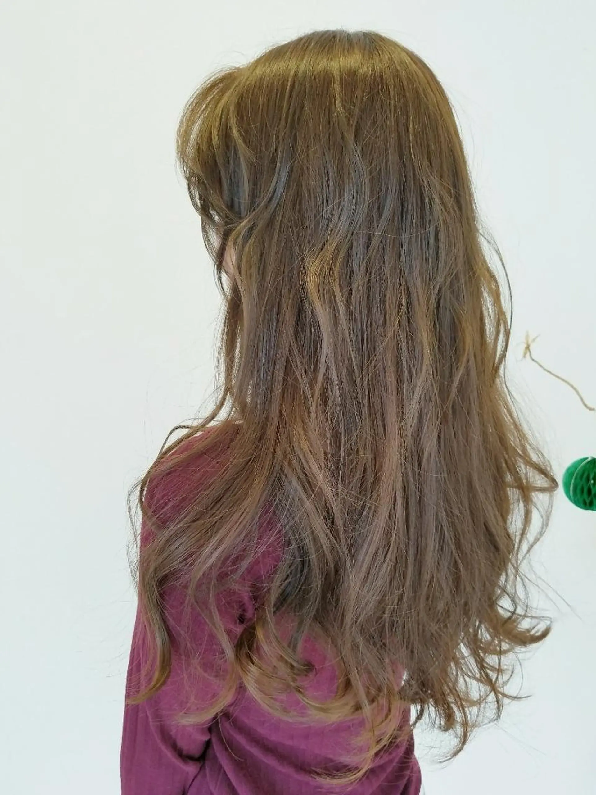 ロング カラー アッシュ ベージュカラー ロング 髪質改善/ハイライト 小林秀樹のヘアスタイル