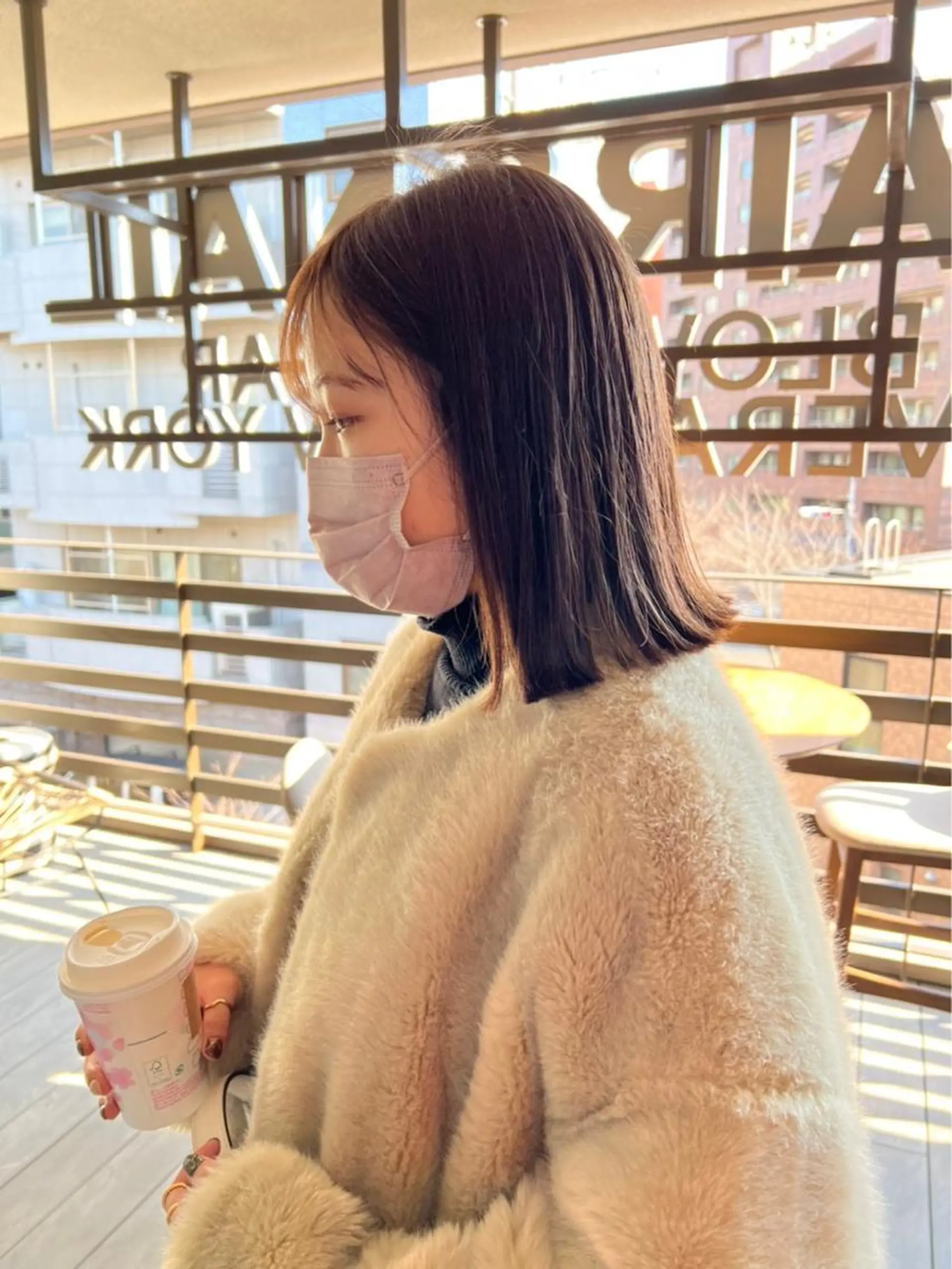 ショート Leverage New York所属・小滝 楓のヘアスタイル