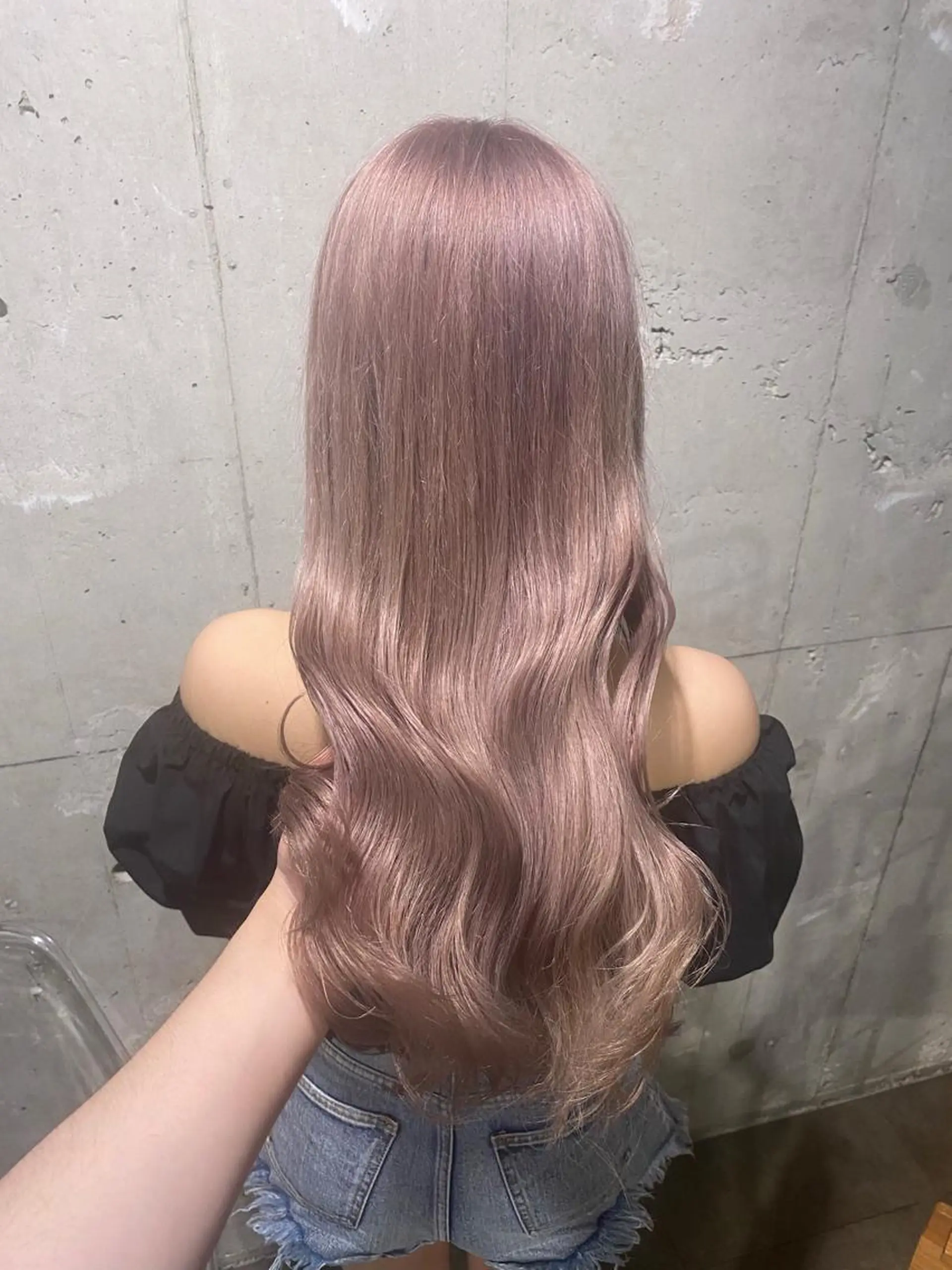 ロング カラー ラベンダーカラー ヘアカラー トリートメント ヘアセット 透明感カラー🤍 Kaitoのヘアスタイル