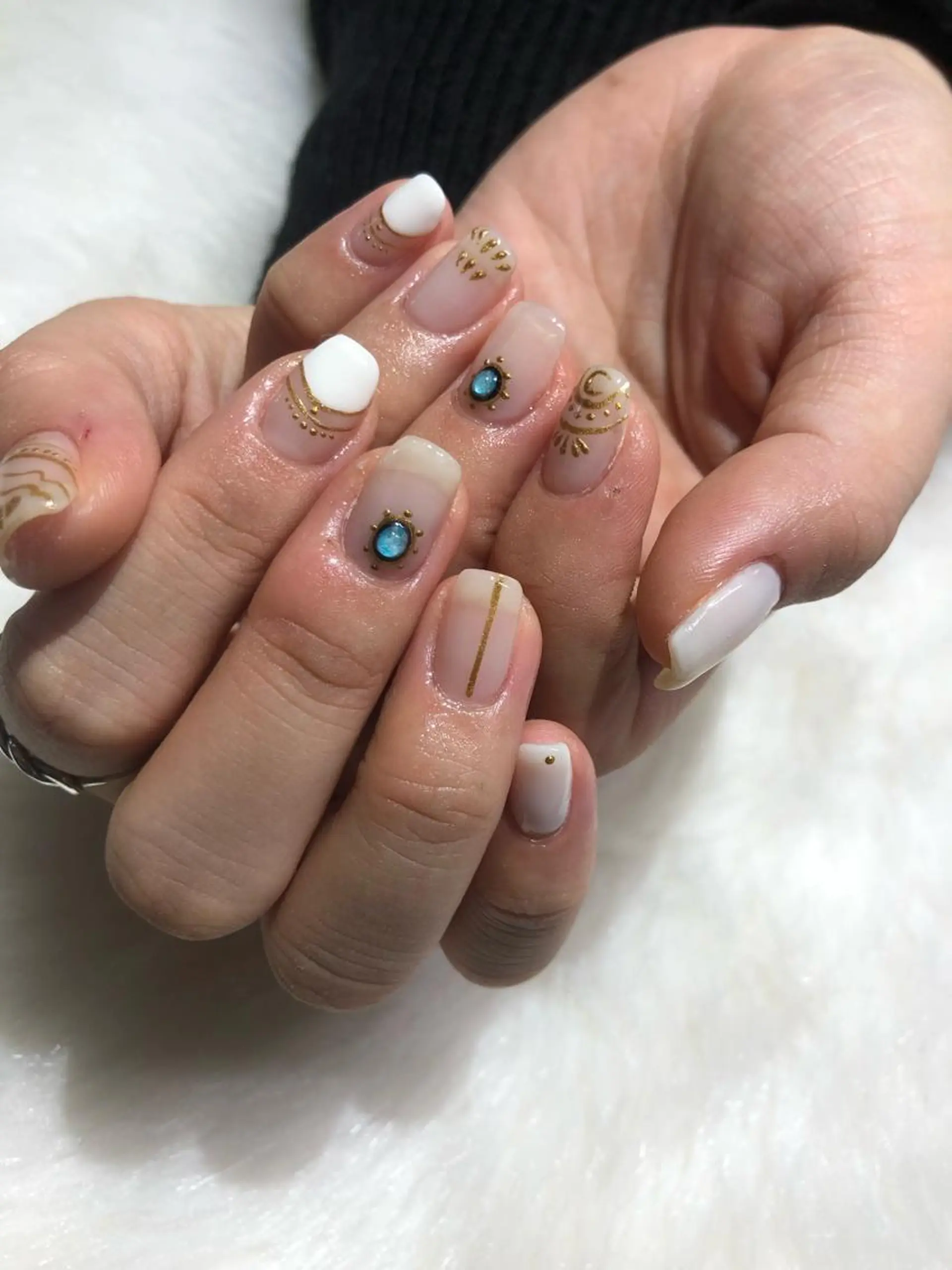 ネイル Amber21.所属・Nagahama Akariのネイルデザイン