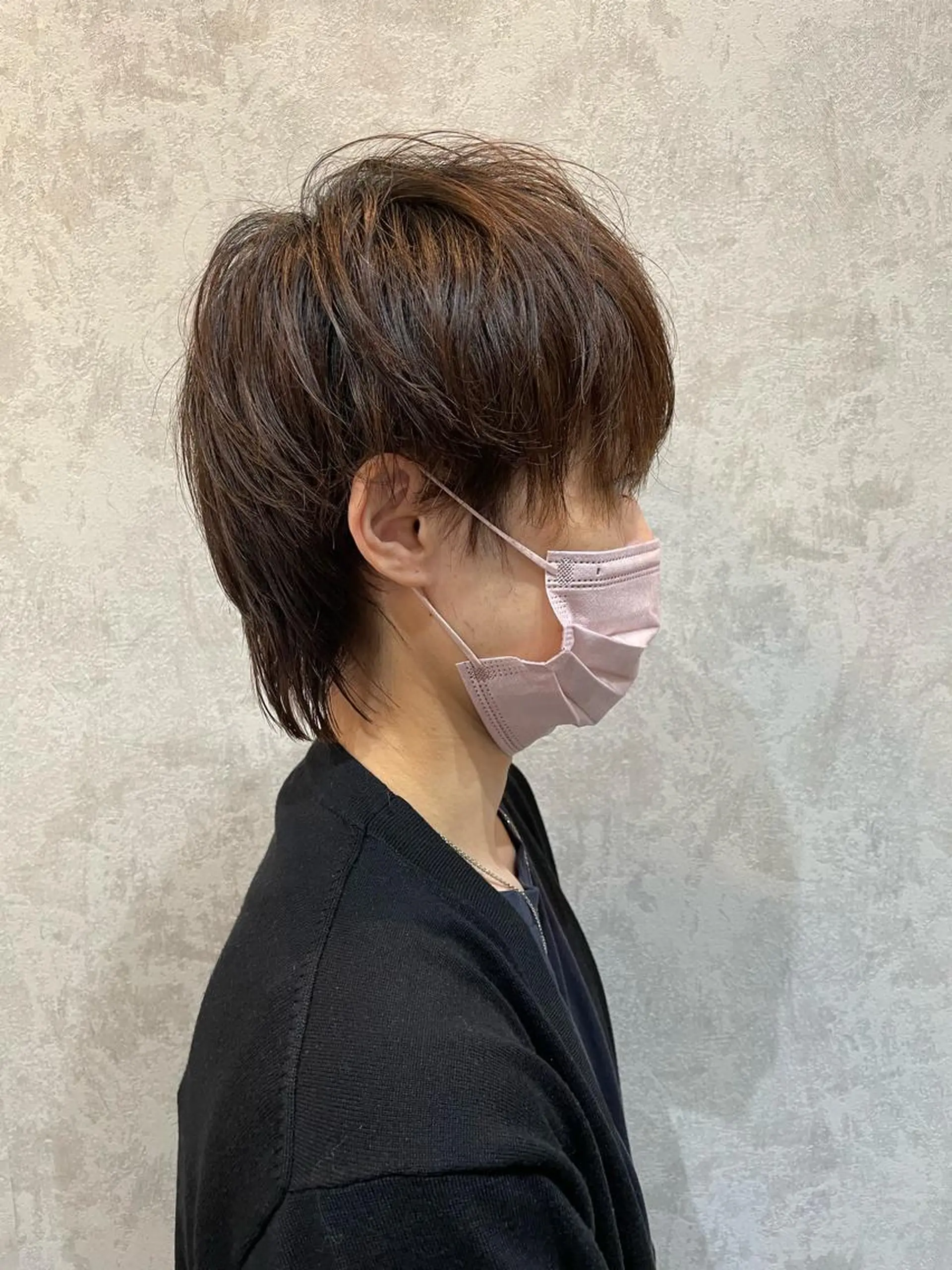 ショート メンズ マッシュウルフ マッシュ メンズウルフカット ウルフカット SHANTi 飯塚 ヘアセット/髪質改善のヘアスタイル