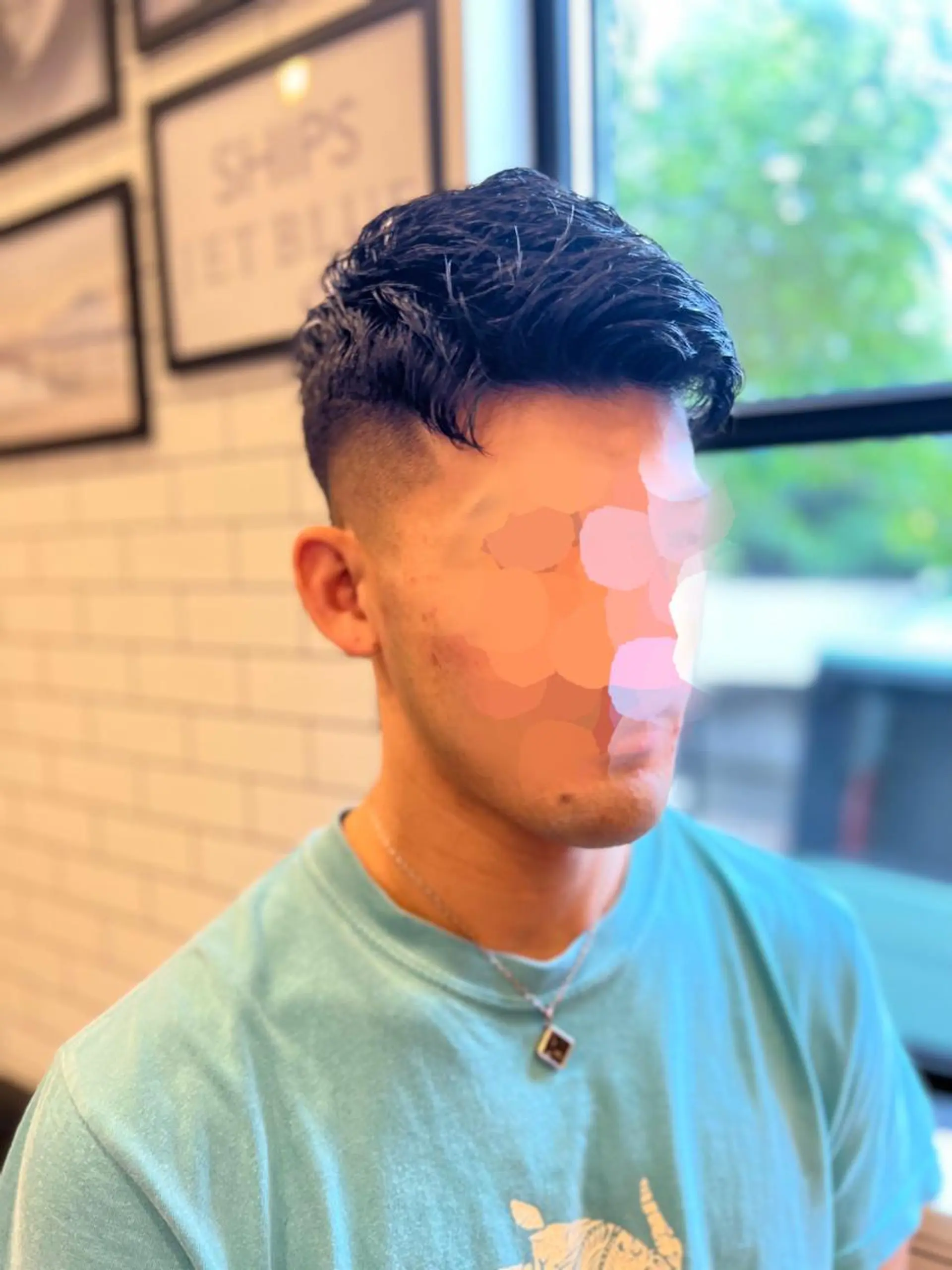 ショート パーマ メンズ メンズパーマ カット HOOPbarber shop💈のヘアスタイル