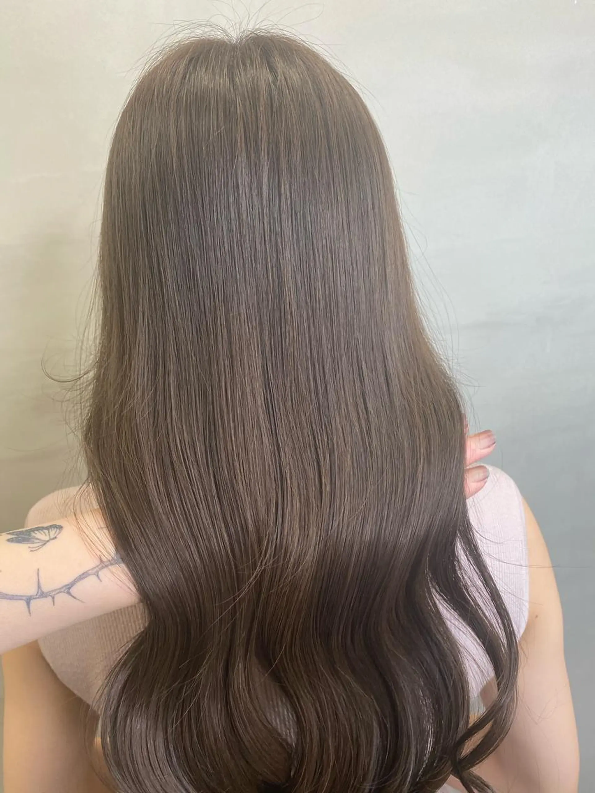 セミロング カラー ヘアアレンジ アッシュ アッシュグレー アッシュグレージュ ベージュカラー ブリーチ 髪質改善Symbols 池袋【シンボルス】所属・💟髪質改善✴︎艶髪 /ヤマザト🦋のその他イメージ