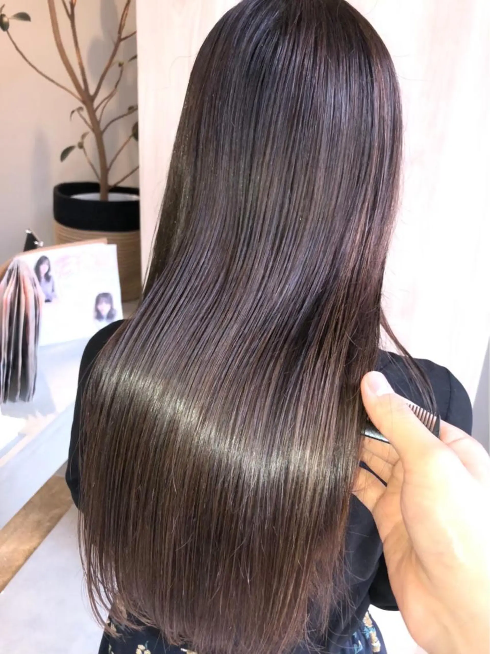 ロング 縮毛矯正 W EYE BEAUTY 浦和店所属・誉田 美優のマツエク・マツパデザイン