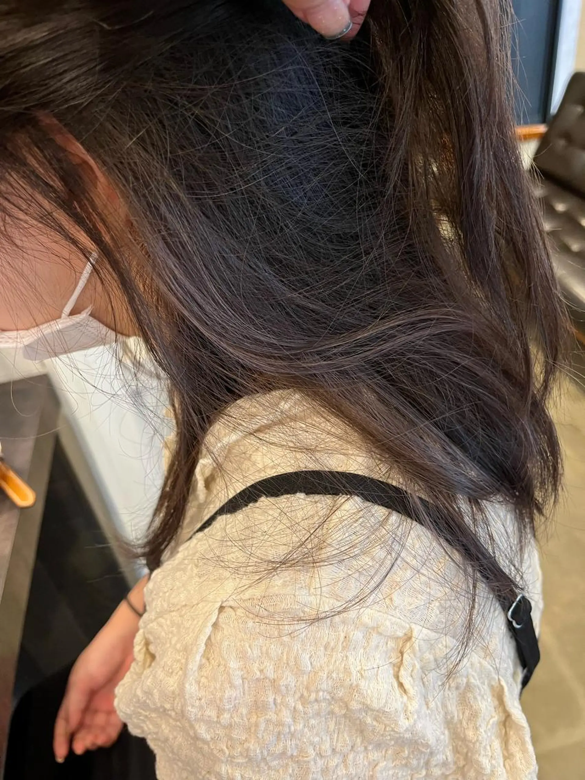 カラー インナーカラー 松本 玲菜のヘアスタイル