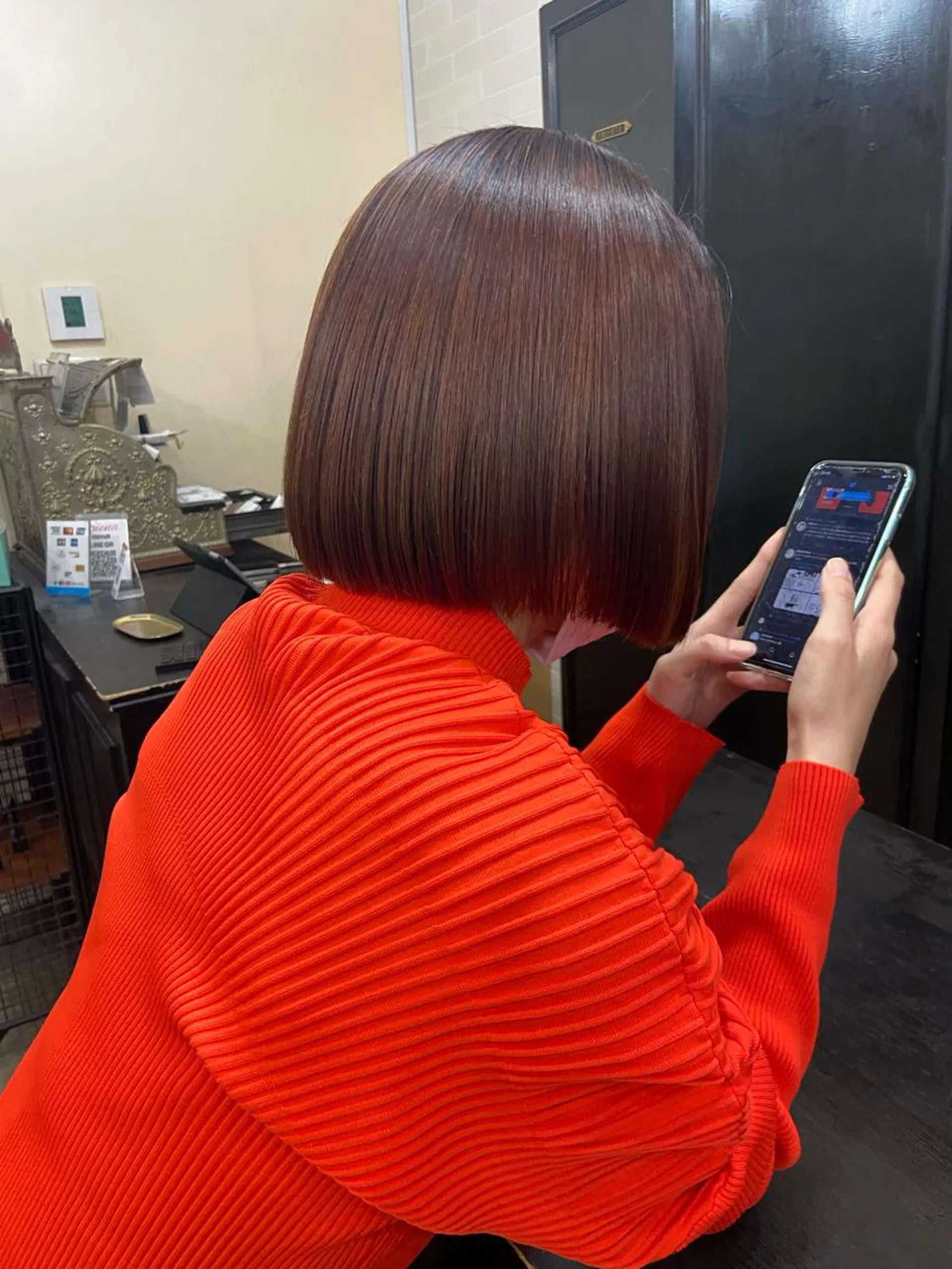 ショート 地毛風艶カラー🌿 喜多夏海のヘアスタイル