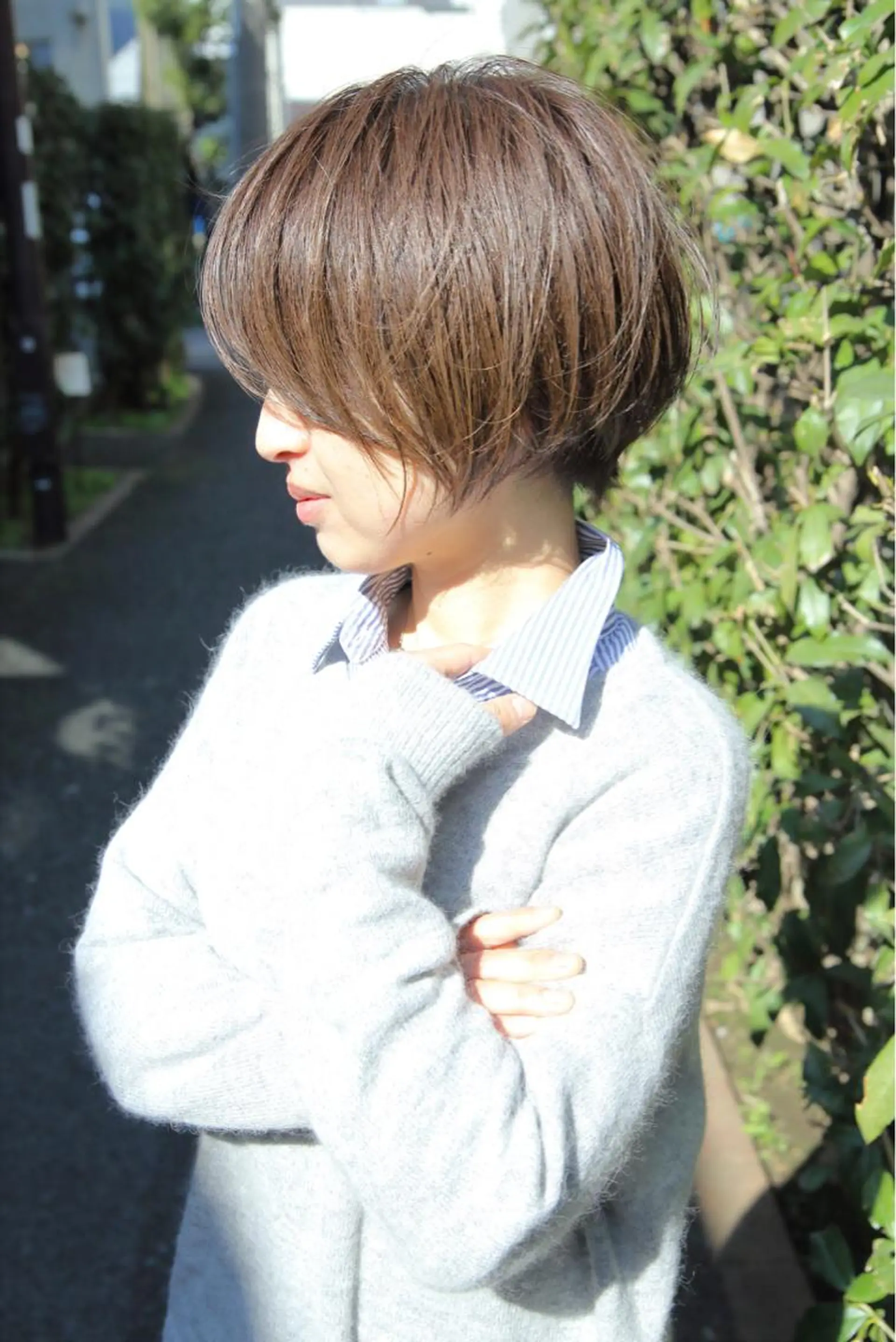 ショート カラー パーマ ショートボブ縮毛矯正 髪質改善のプロ山道潤のヘアスタイル