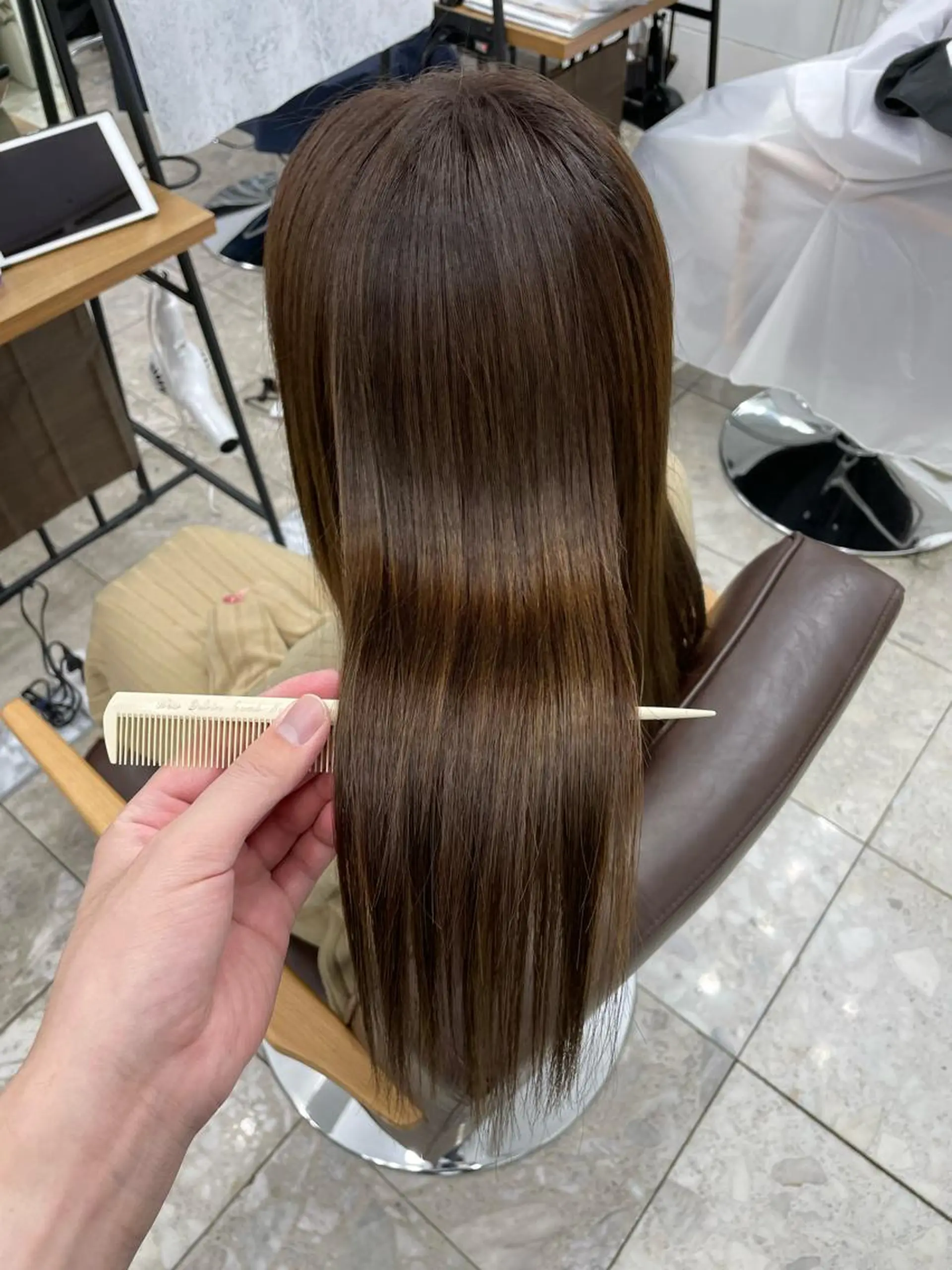 ロング パーマ 🧸縮毛矯正特化 金澤 彩香🎀のヘアスタイル